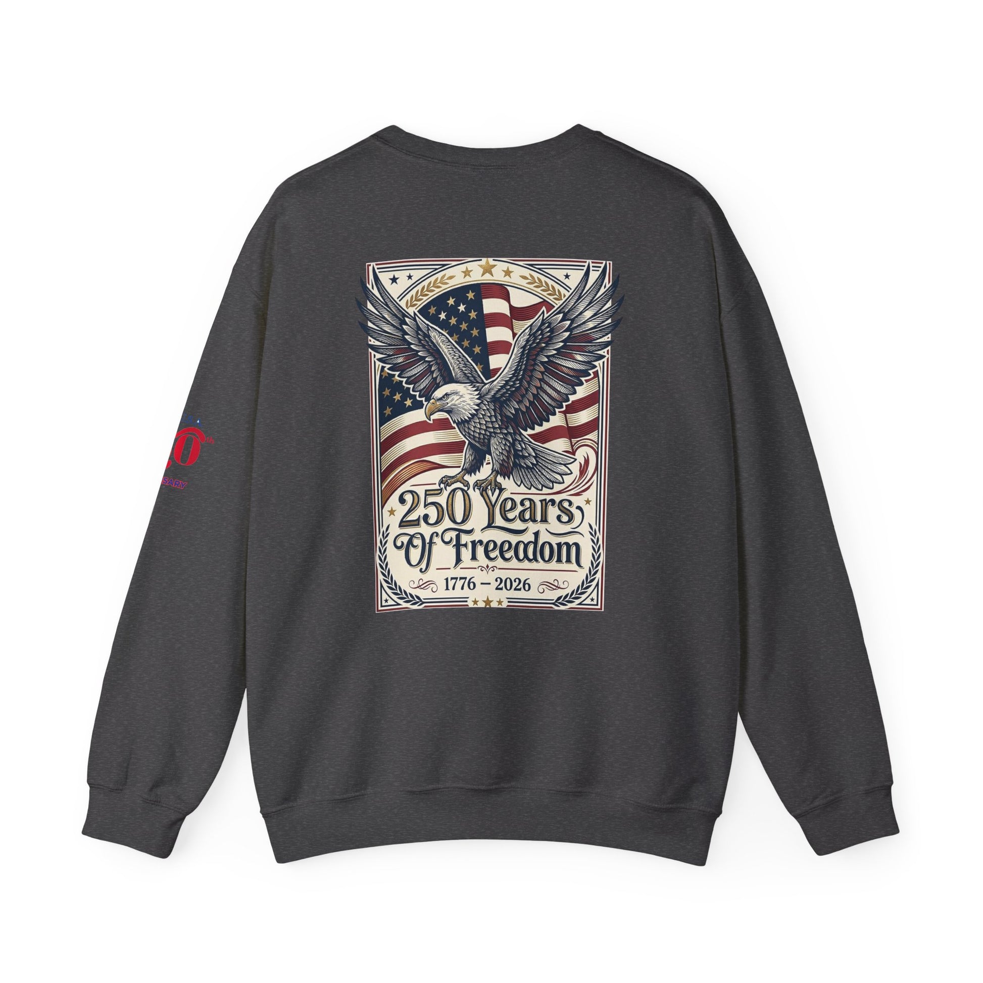 USA 250th ANNIVERSARY Crewneck Sweatshirt — America 250 Years of Freedom Sweatshirt - Trending Novelties & Gifts