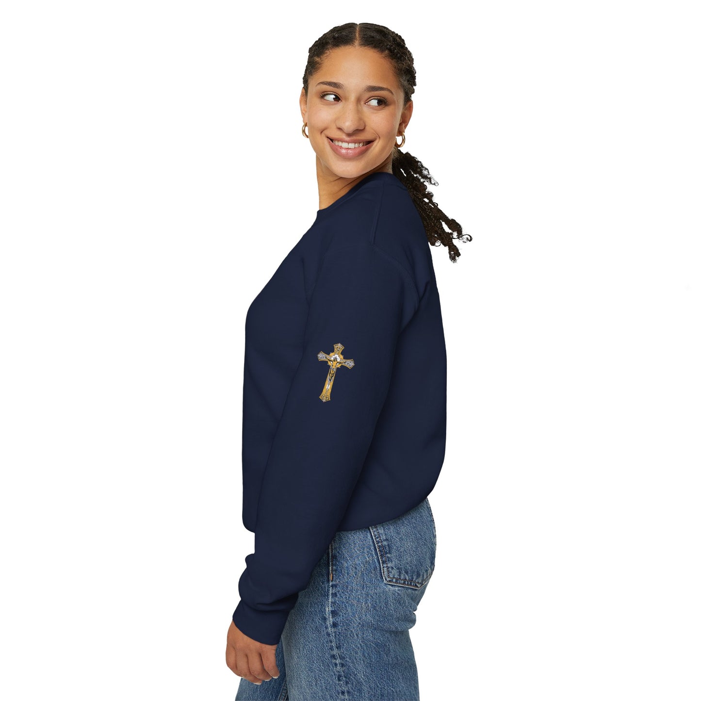 Catholic Crewneck Sweatshirt – "Tradition Since 33 AD" Religious Pullover ((CT)