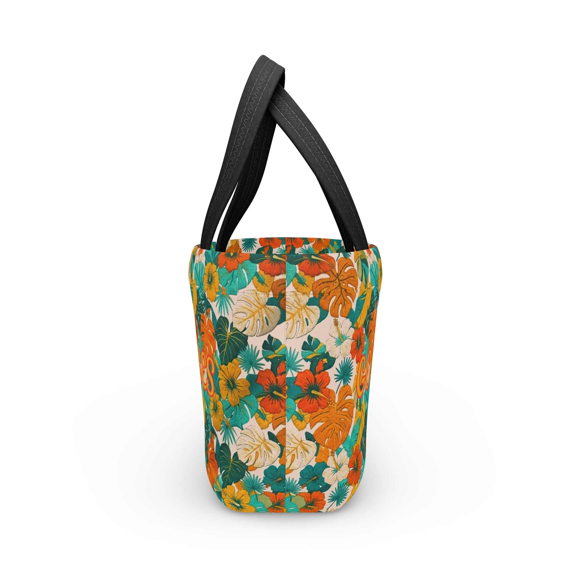 Tropical 'Good Vibes' Lunch Bag — Insulated Summer Cooler Tote - Trending Novelties & Gifts