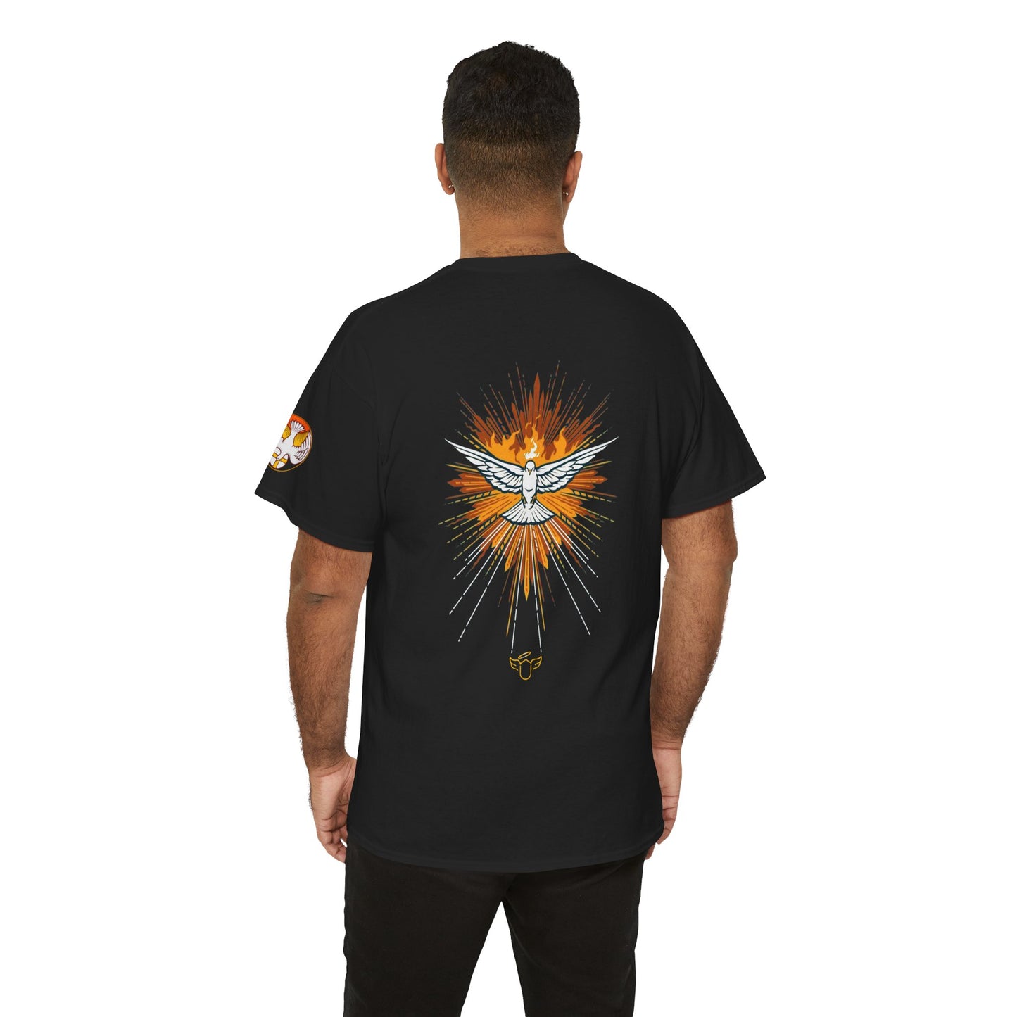 Holy Spirit Dove T-Shirt 2 — Radiant Catholic Faith Graphic Tee (CT)
