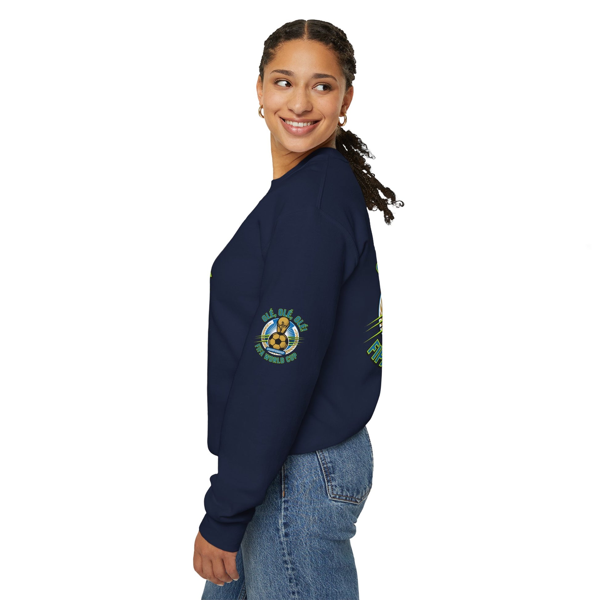 World Cup '26 Soccer Crewneck Sweatshirt — "Olé Olé Olé" Championship Design - Trending Novelties & Gifts
