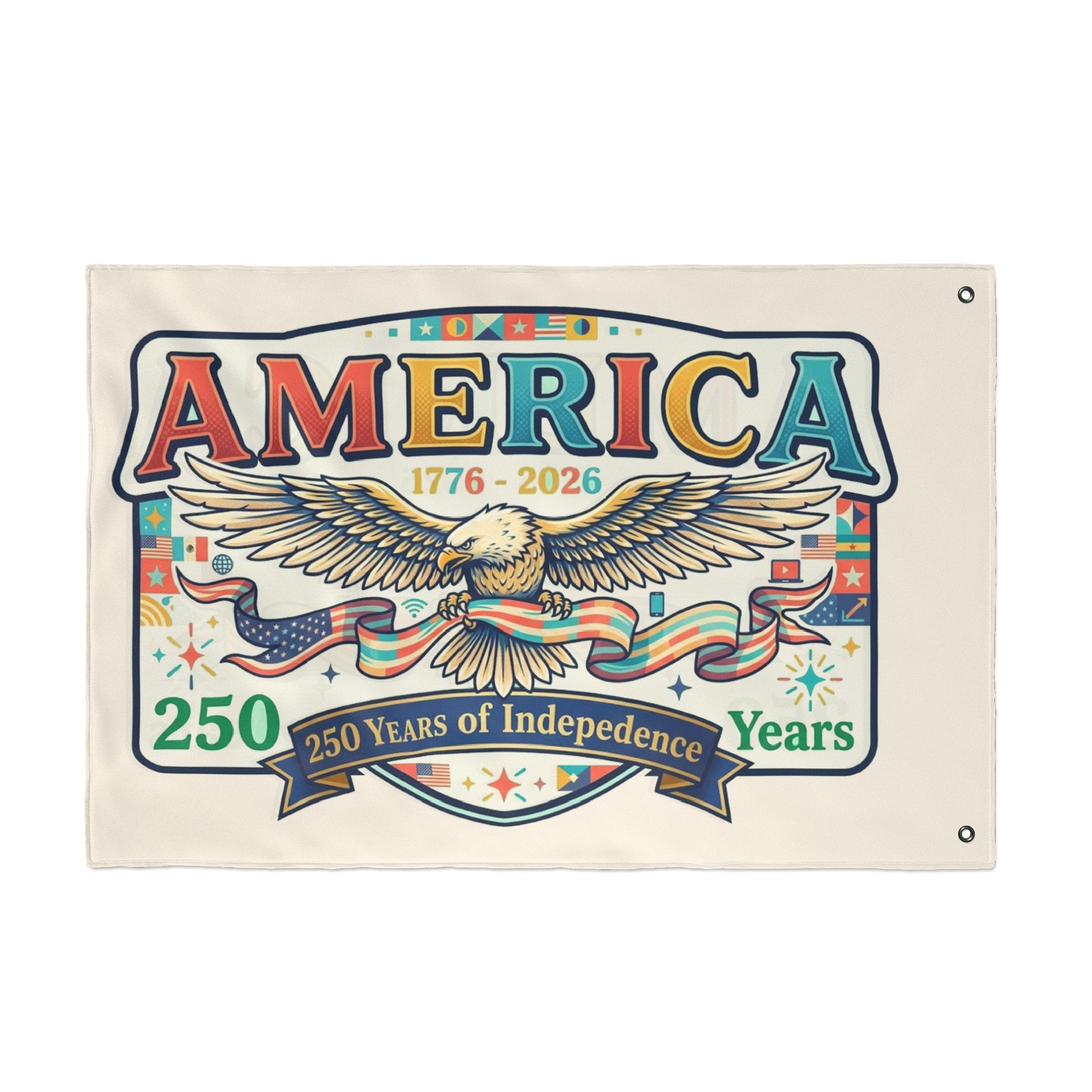 America 250th Anniversary Double-Sided Flag — USA 250th ANNIVERSARY Double-Sided Banner - Trending Novelties & Gifts