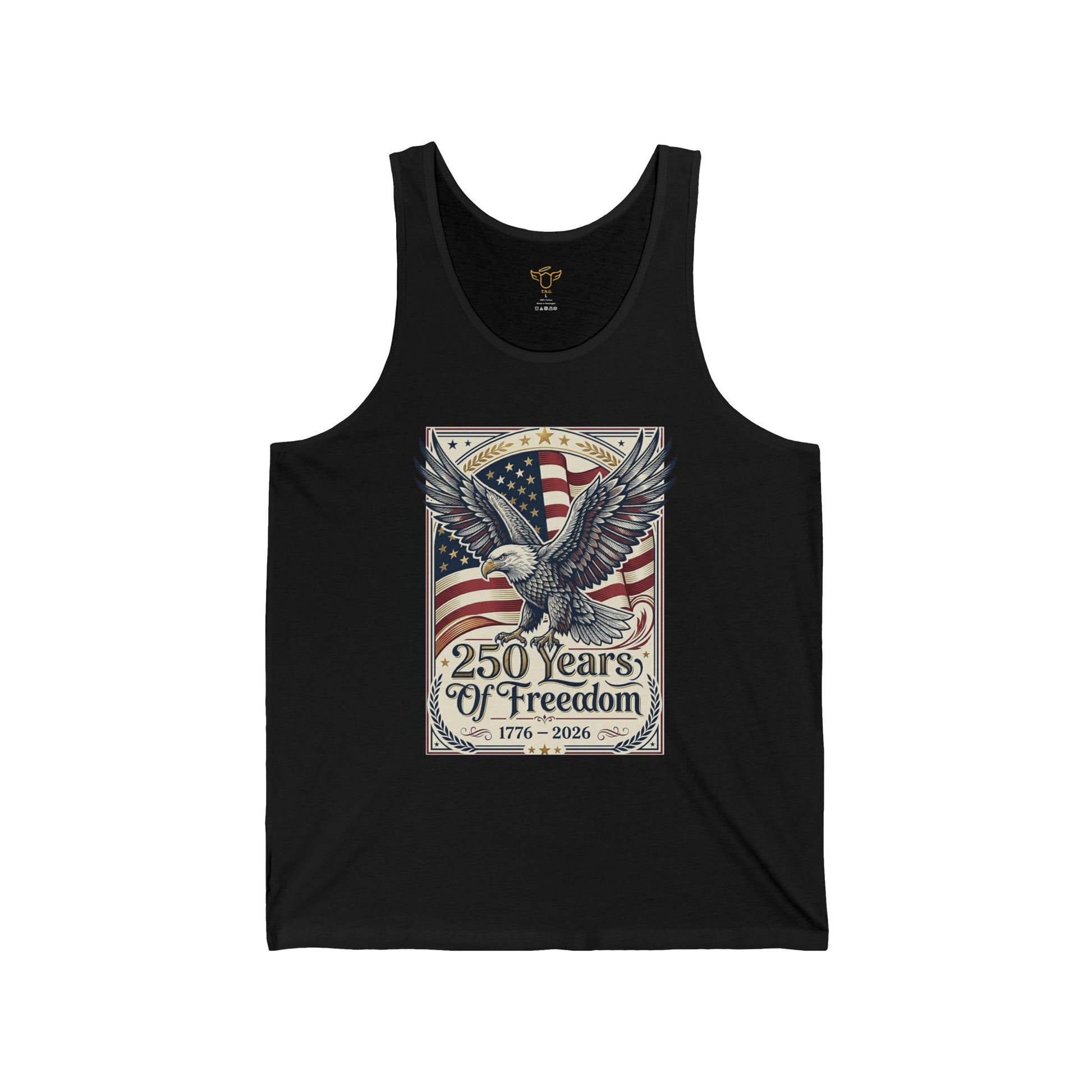 USA 250th ANNIVERSARY  Eagle Tank Top — Patriotic American 250 Years of Freedom Tank Top - Trending Novelties & Gifts