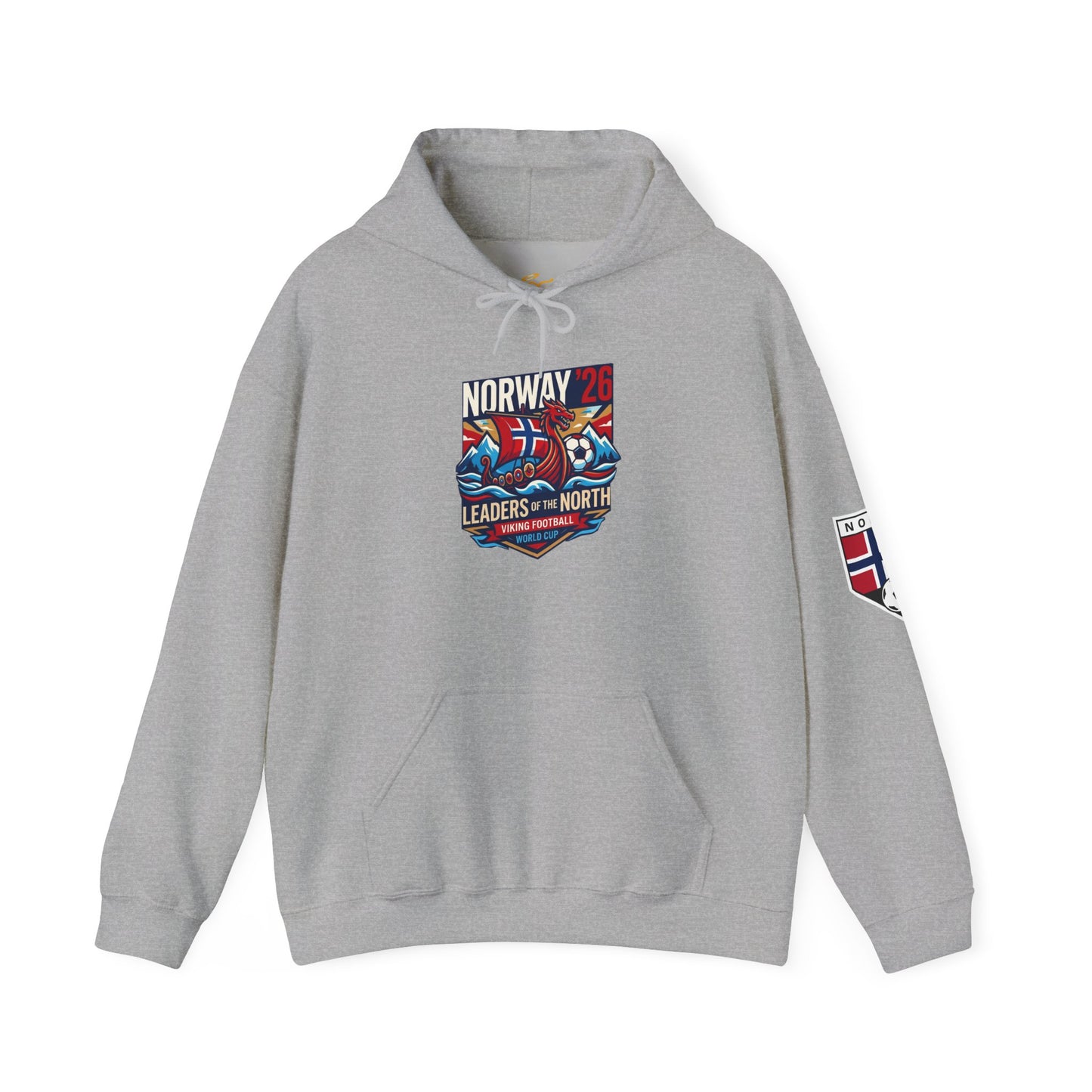 Norway '26 Leaders of the North Hoodie — Norwegian Soccer Fan Pullover