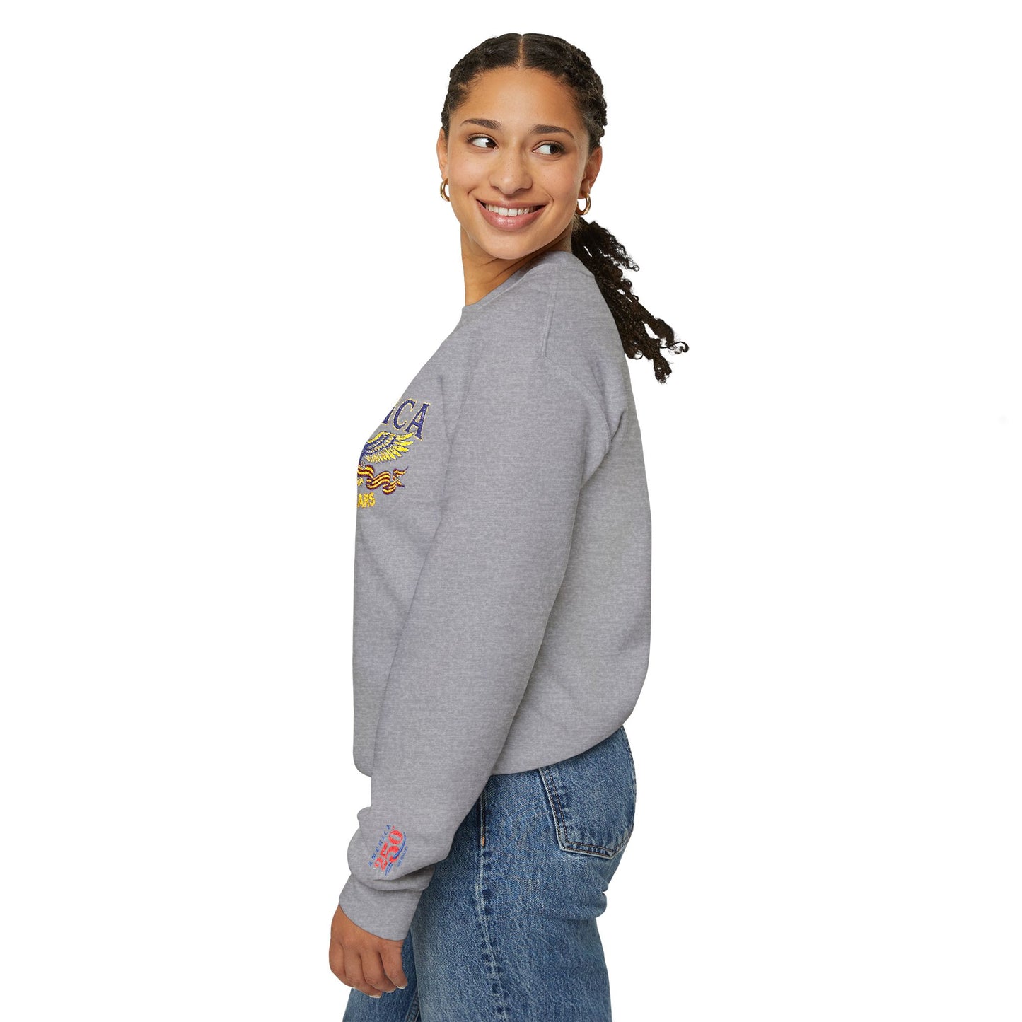 USA 250th American Eagle Crewneck Sweatshirt — USA 250th Vintage Patriotic Pullover - Trending Novelties & Gifts