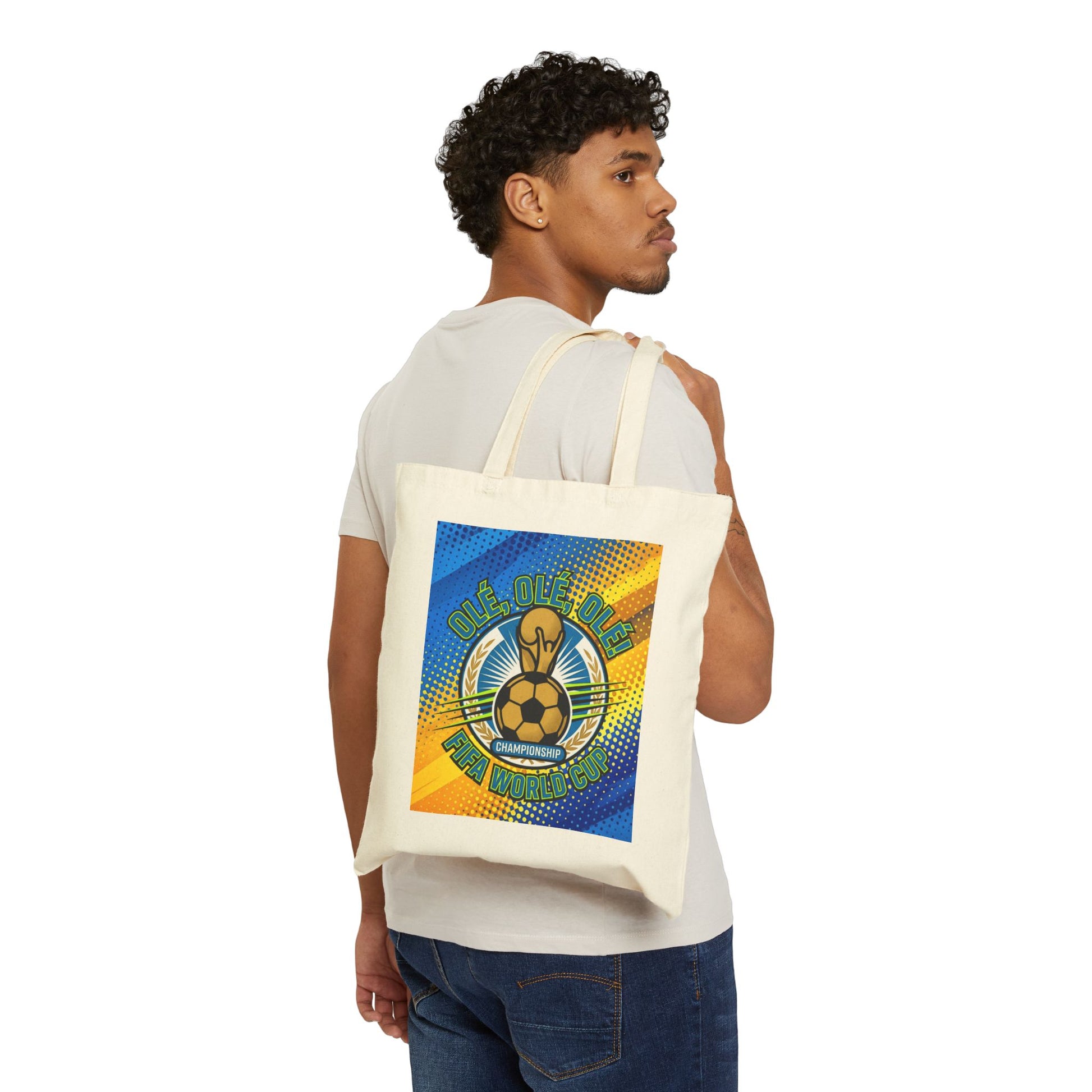FIFA Fans' Tote Bag — "Ole, Ole, Ole" World Cup Soccer Canvas Tote - Trending Novelties & Gifts