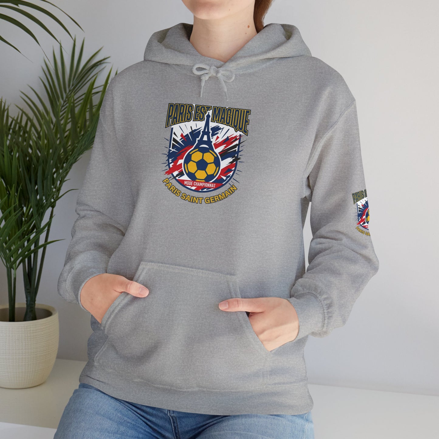 Paris Saint Germain Soccer Crest Hoodie | Paris Saint Germain Soccer Fans Hoodie