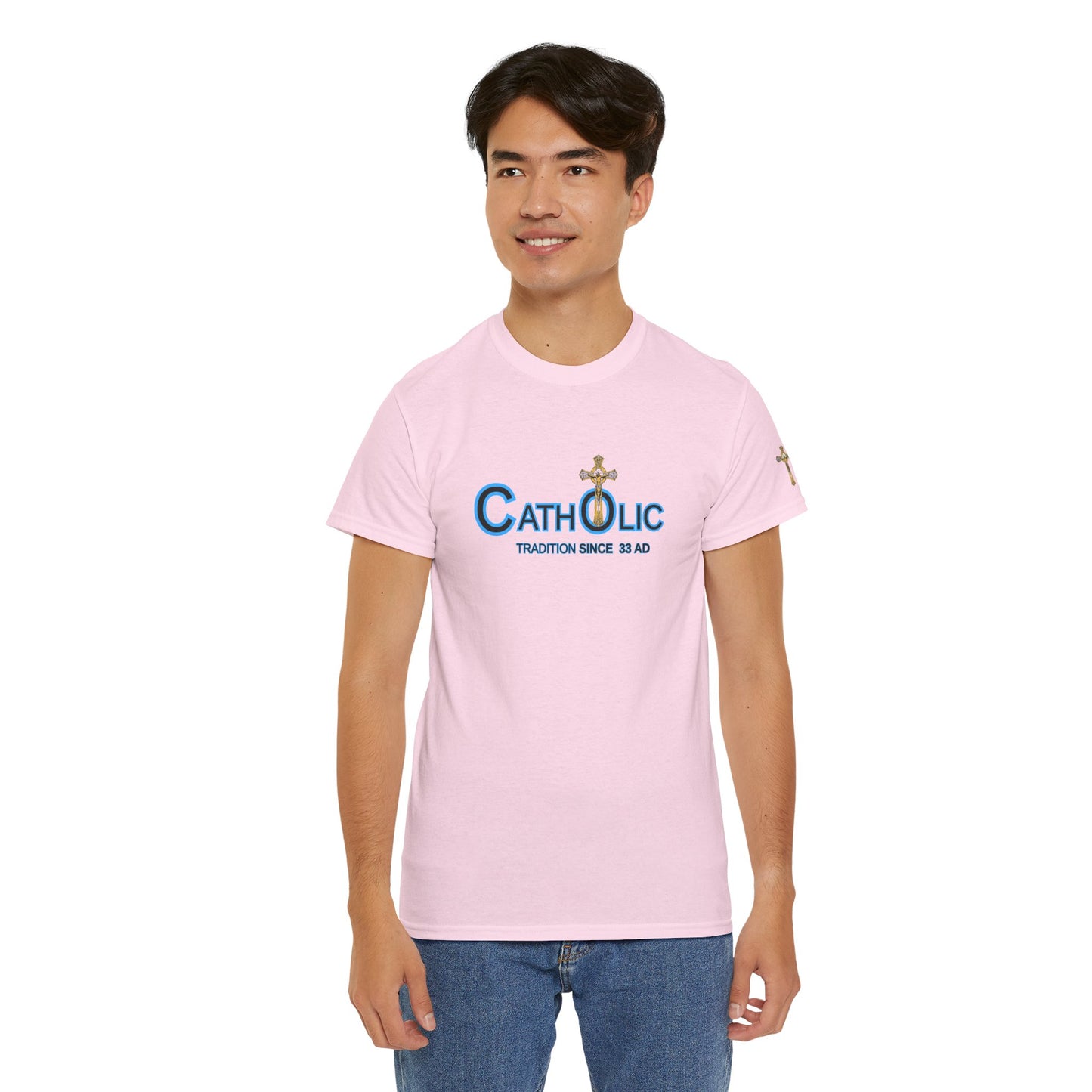 Catholic T‑Shirt "Catholic — Tradition Since 33 AD" — Christian Faith Tee (CT)