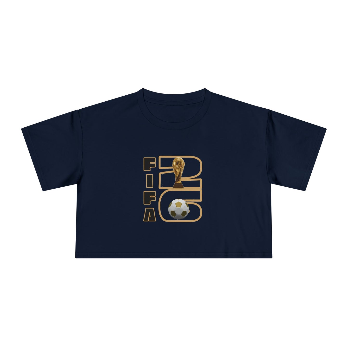 Women's Crop Tee — FIFA World Cup Soccer '26 Graphic