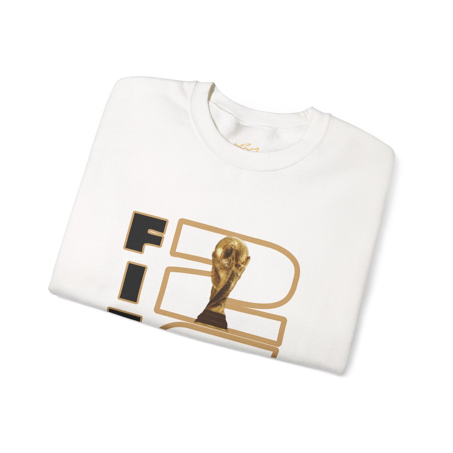FIFA World Cup 2026 Crewneck Sweatshirt — Gold Trophy & Soccer Ball Design