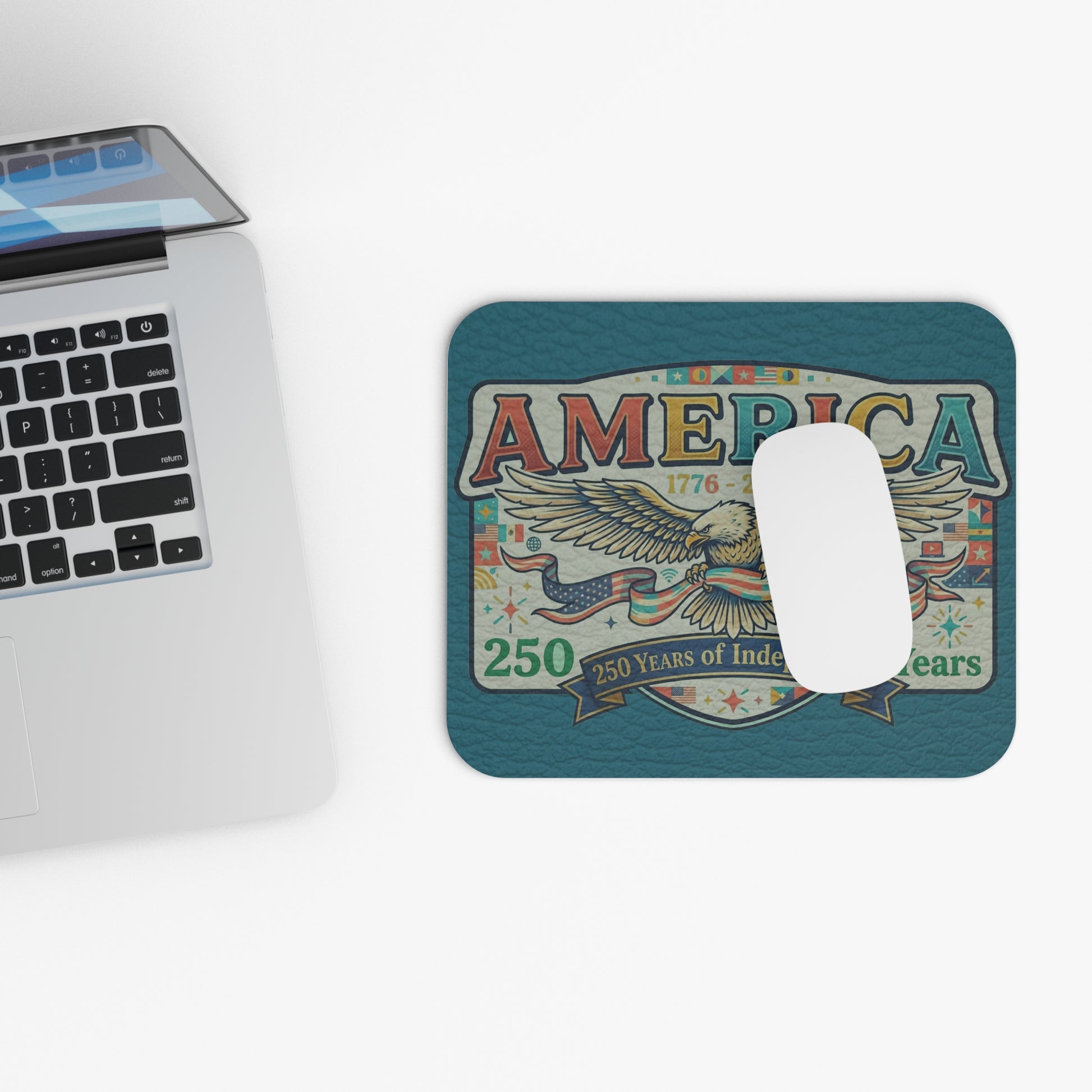 USA 250th ANNIVERSARY Eagle Mouse Pad | America 250 Years of Independence Desk Mat - Trending Novelties & Gifts