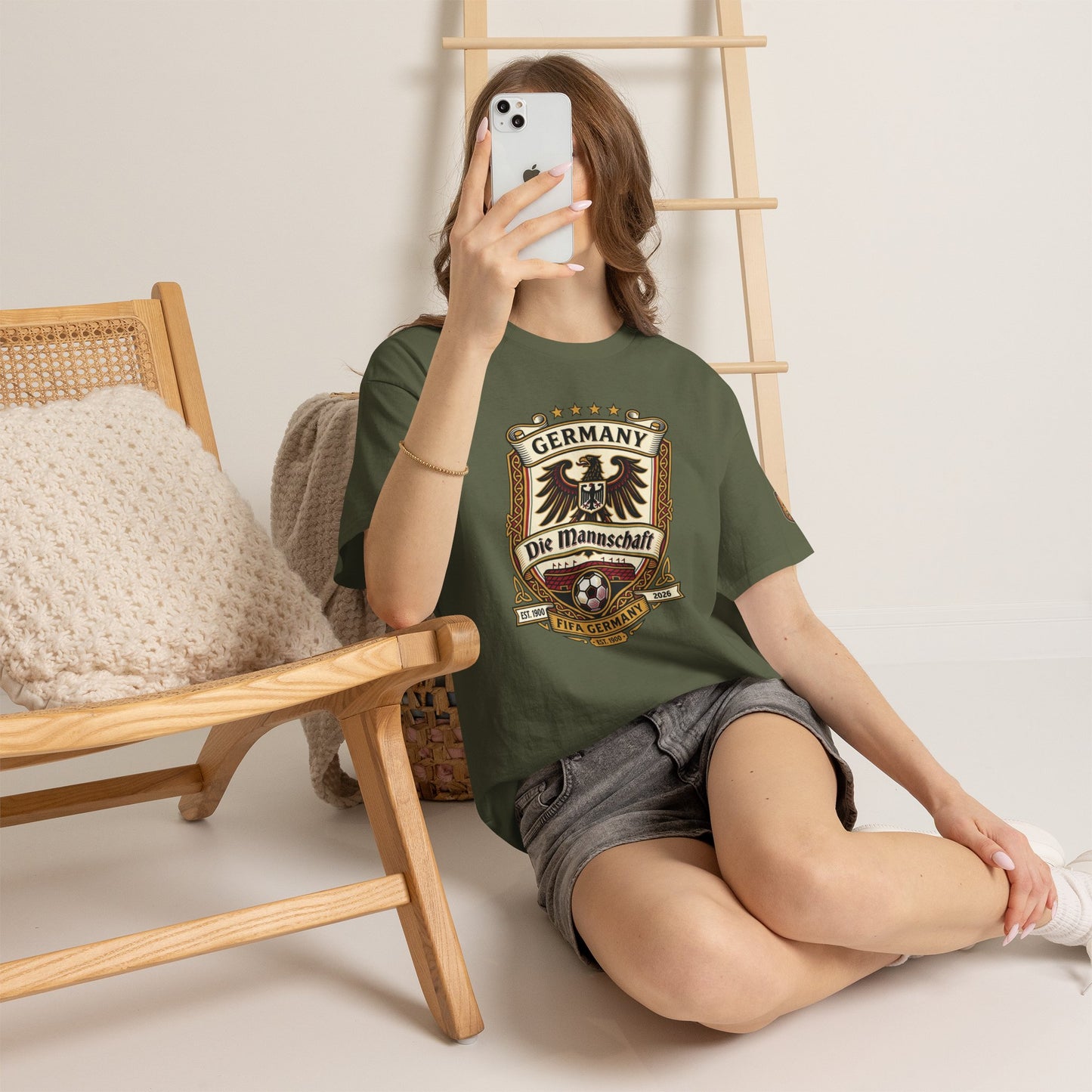 Germany Soccer Crest T-Shirt – "Die Mannschaft" Football Jersey Tee