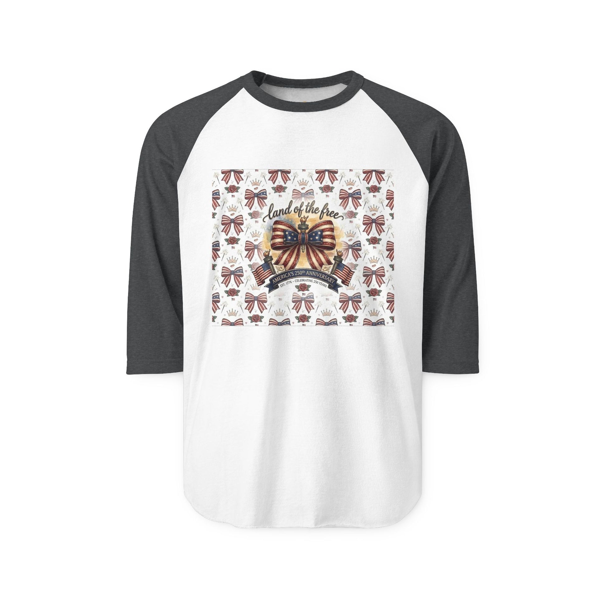 USA 250th Raglan Shirt - USA 250th Anniversary Baseball Tee - Trending Novelties & Gifts