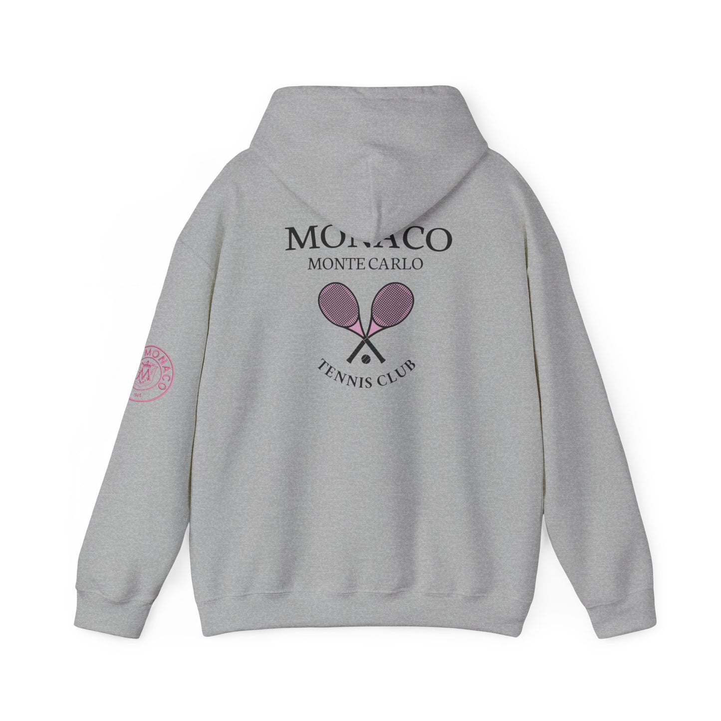 Monaco Monte Carlo Tennis Club Hoodie – Vintage Racket Logo Pullover