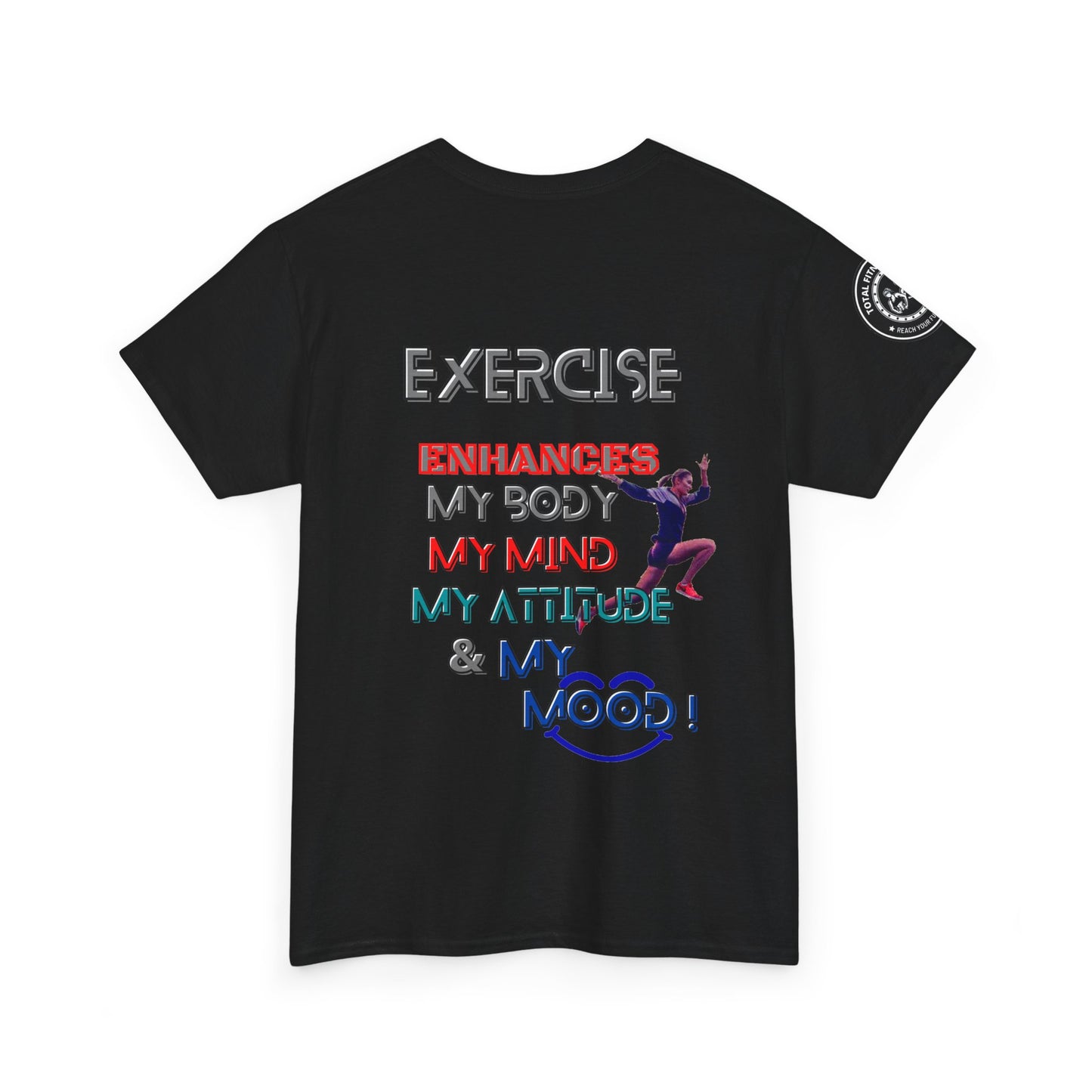 Fitness Quotes Gym Wear Unisex Heavy Cotton Tee 3. FQT