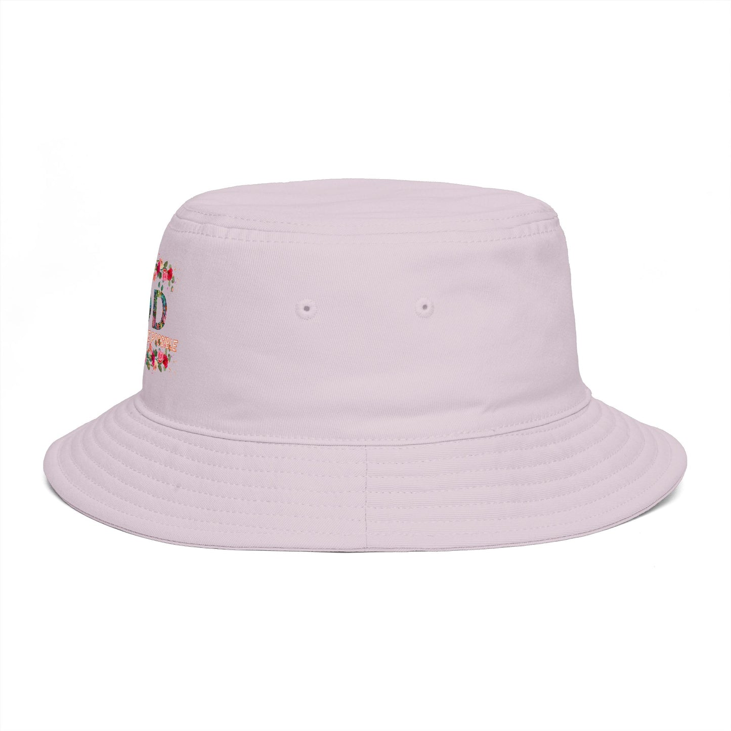 Floral Bucket Hat - With GOD all things are possible. Summer Hat - Trending Novelties & Gifts