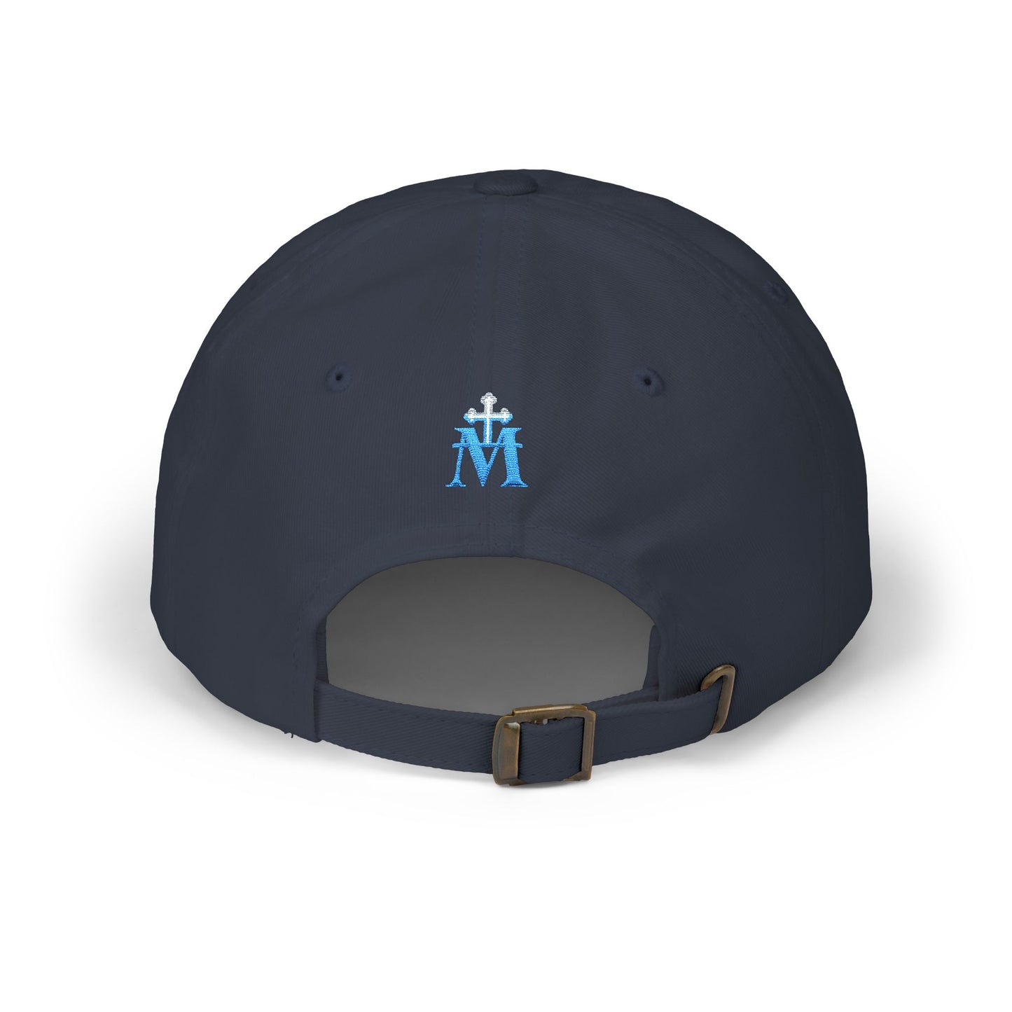 Marian 'M' Embroidered Cap — Blue Marian Monogram Cap (EM)