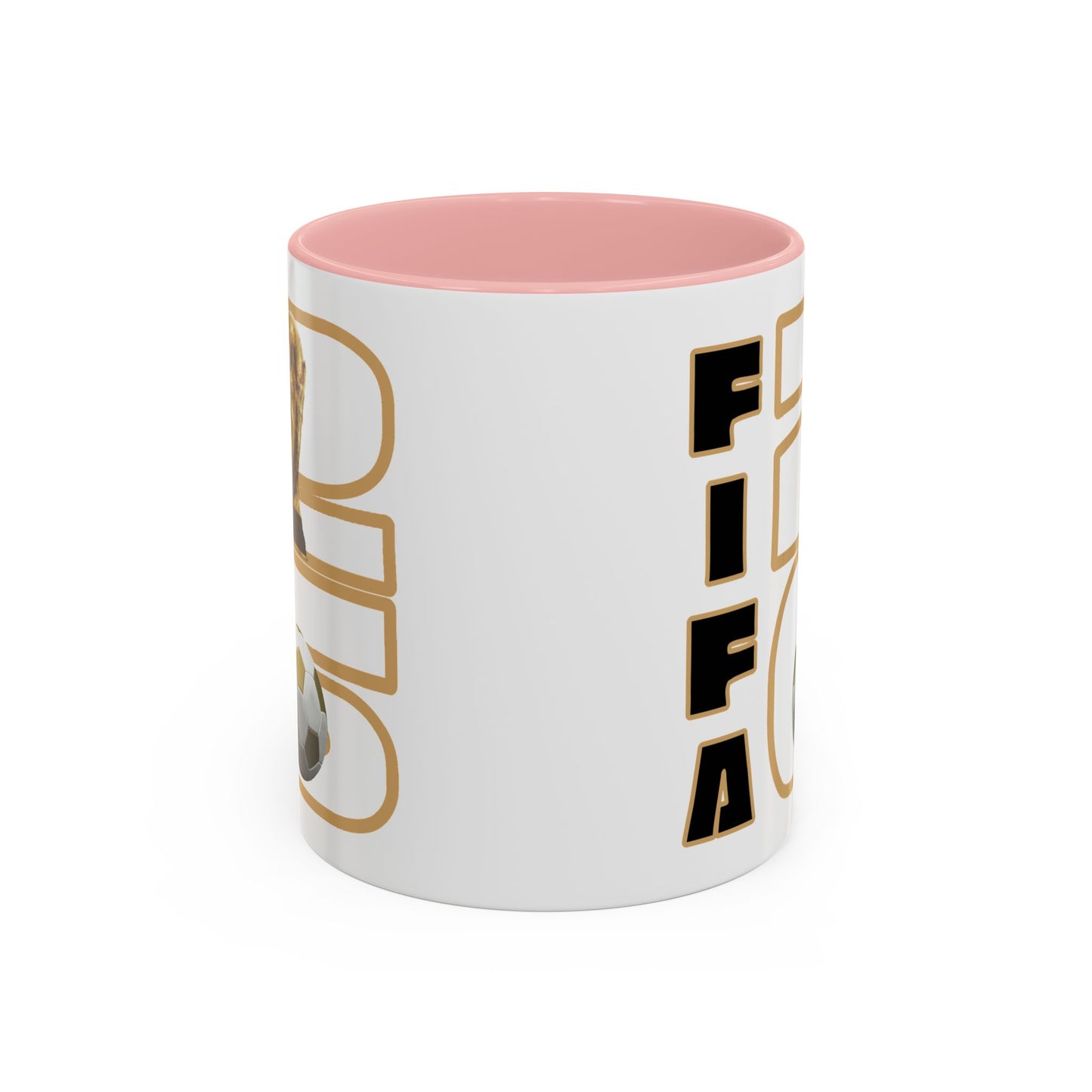 FIFA World Cup '26 Coffee Mug — Soccer Trophy & Ball Graphic 11/15oz