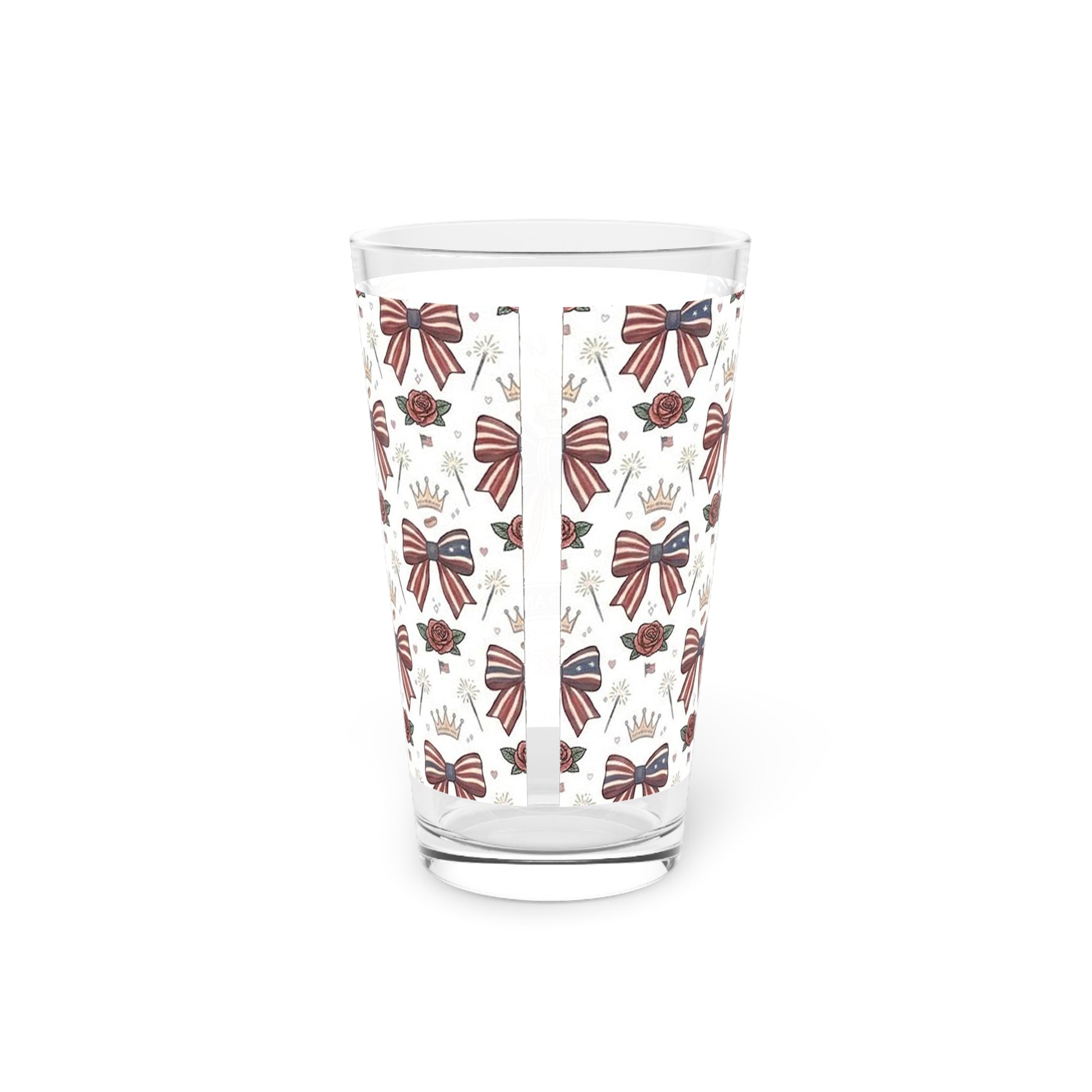 USA 250th ANNIVERSARY 16oz Pint Glass - Patriotic 'Land of the Free' 16oz Pint Glass - Trending Novelties & Gifts