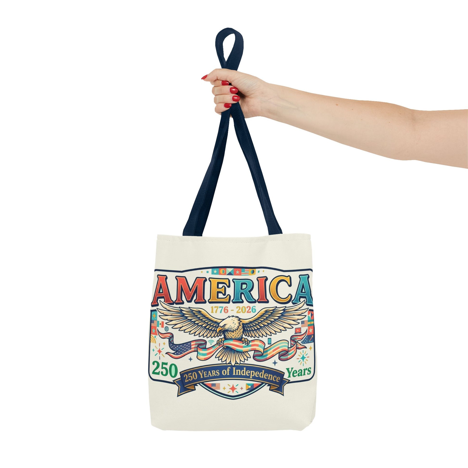 USA 250th ANNIVERSARY Tote Bag — America's 250th ANNIVERSARY Patriotic Eagle Tote - Trending Novelties & Gifts