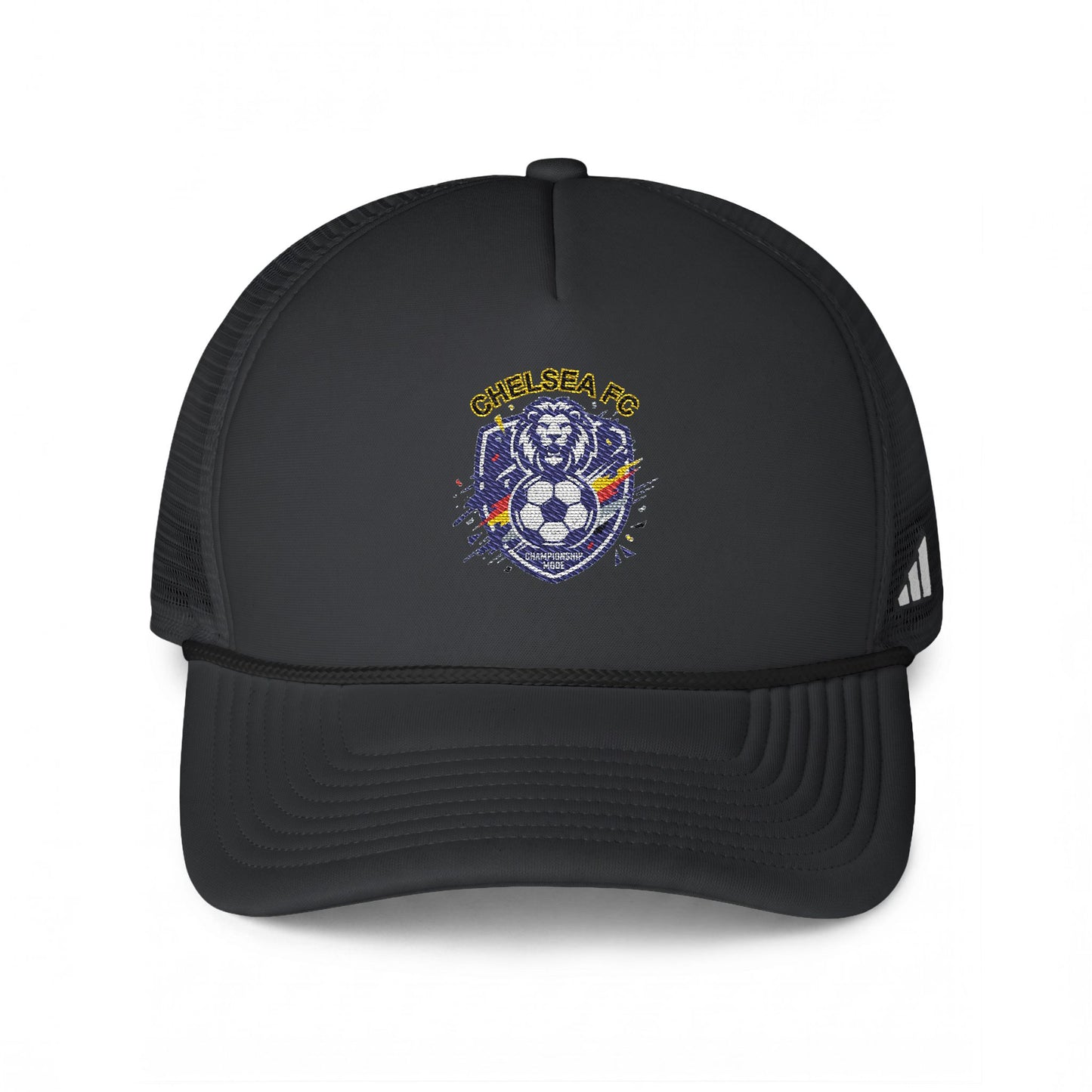Lion Soccer Crest Trucker Hat – Chelsea Football Fans Patch Cap - Trending Novelties & Gifts