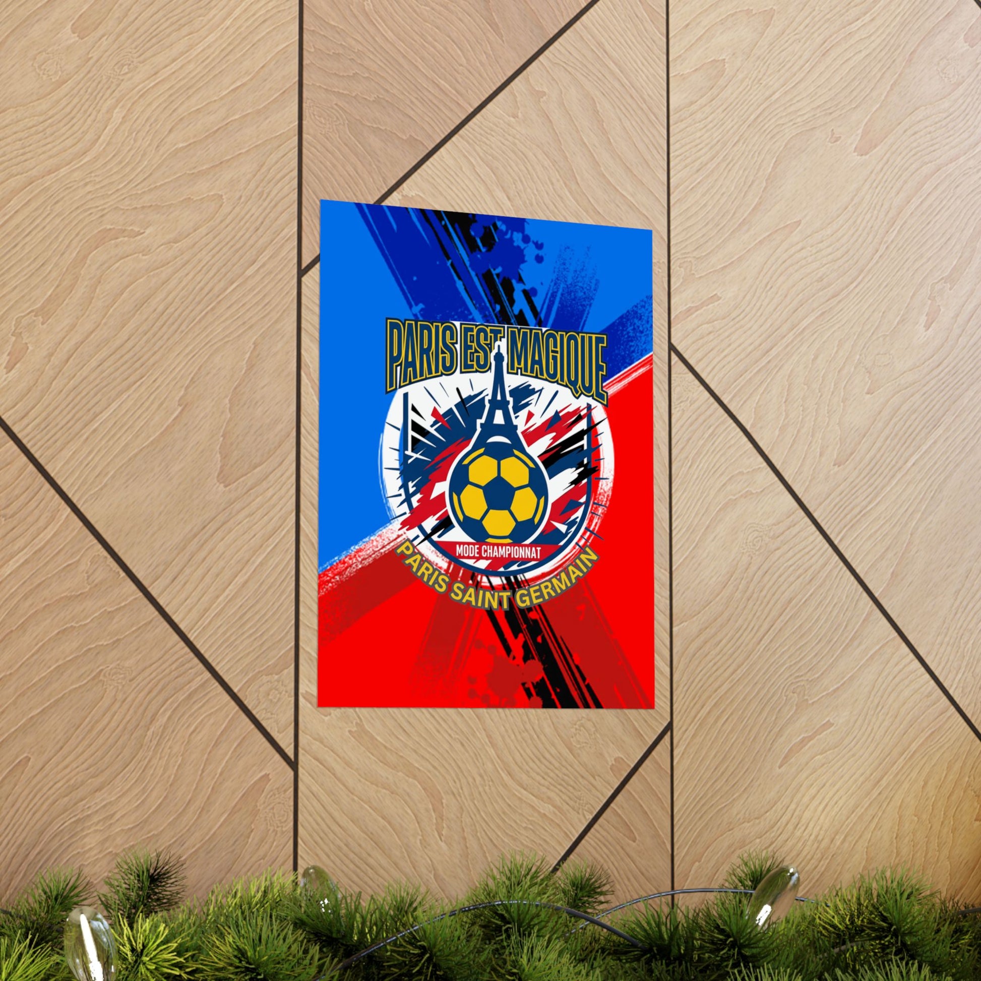 Paris est Magique Soccer Poster — PSG Football Matte Print Poster - Trending Novelties & Gifts