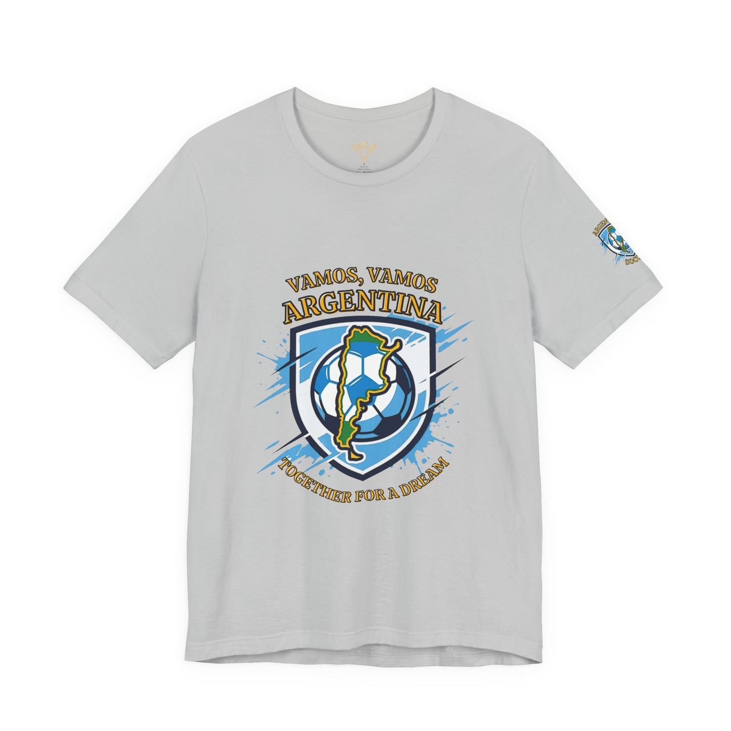 Argentina Soccer T-Shirt - "Vamos, Vamos Argentina" Together for a Dream Fan Tee - Trending Novelties & Gifts