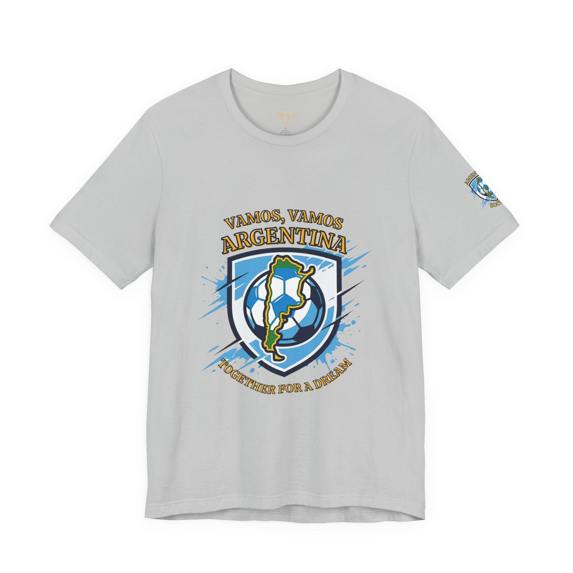 Argentina Soccer T-Shirt - "Vamos, Vamos Argentina" Together for a Dream Fan Tee - Trending Novelties & Gifts