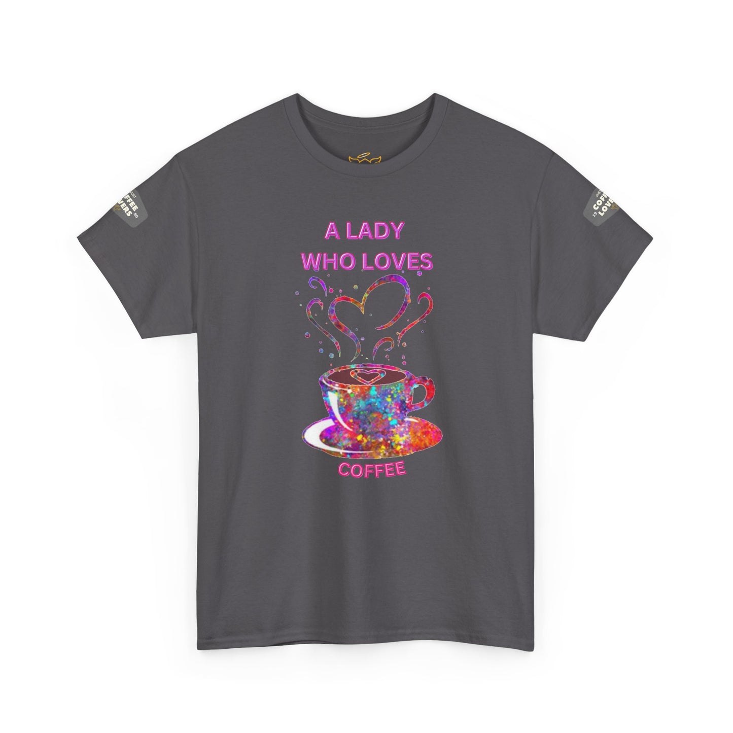 Coffee Lover Cotton Tee - For Women Who Love Coffee