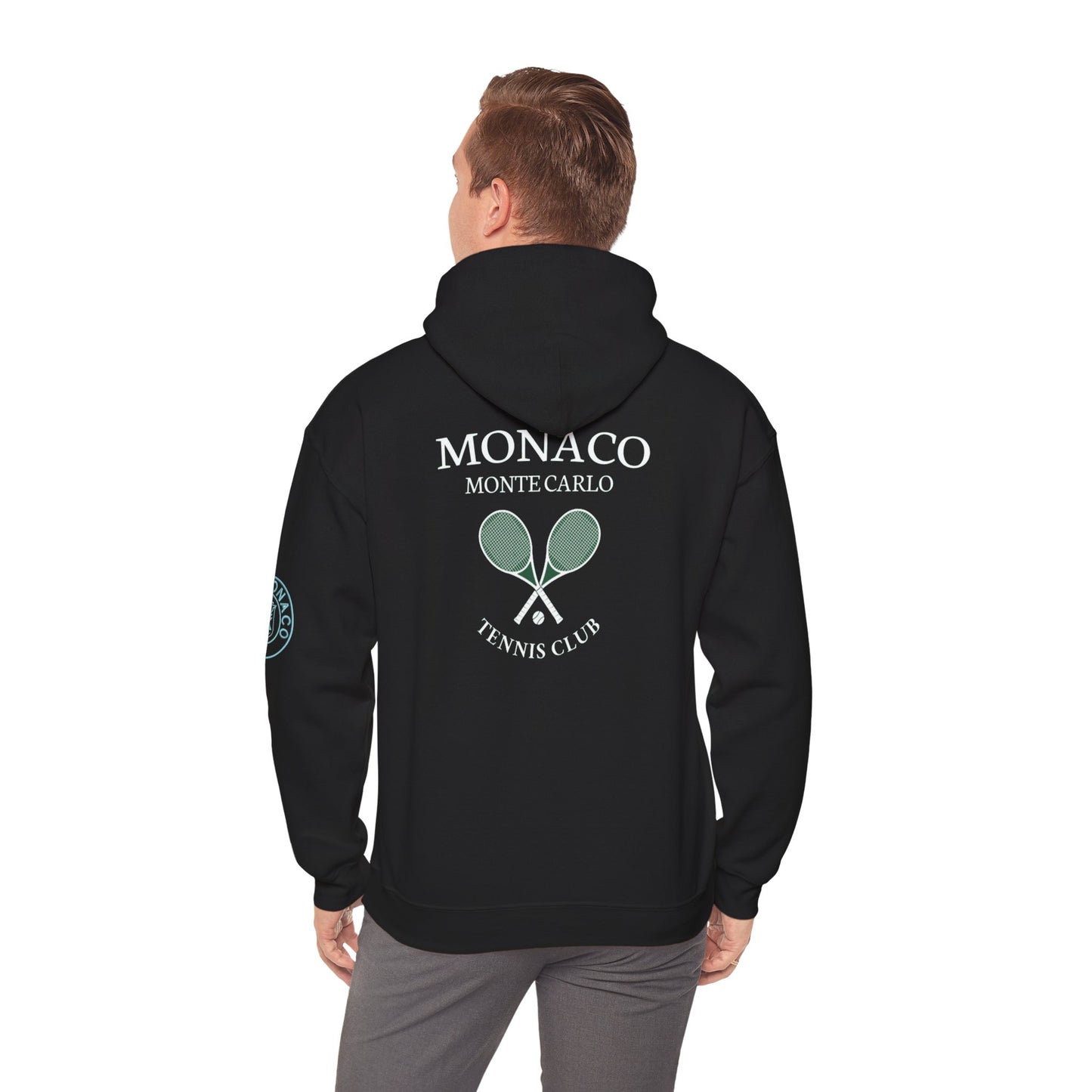 Monaco Monte Carlo Tennis Club Hoodie — Casual Sportswear for Players & Fans.