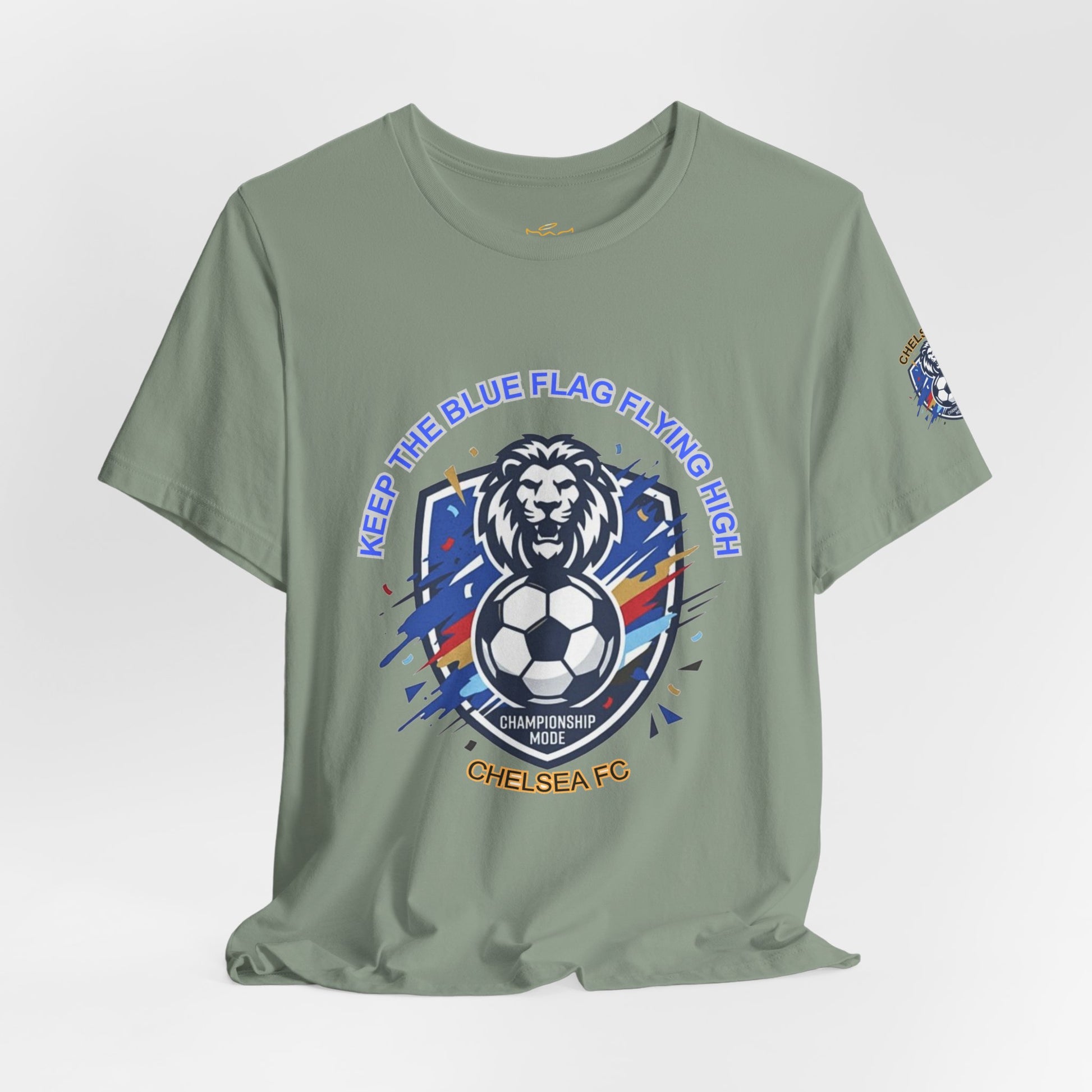 Keep the Blue Flag Flying High Tee | Retro Soccer, Chelsea Pride - Trending Novelties & Gifts