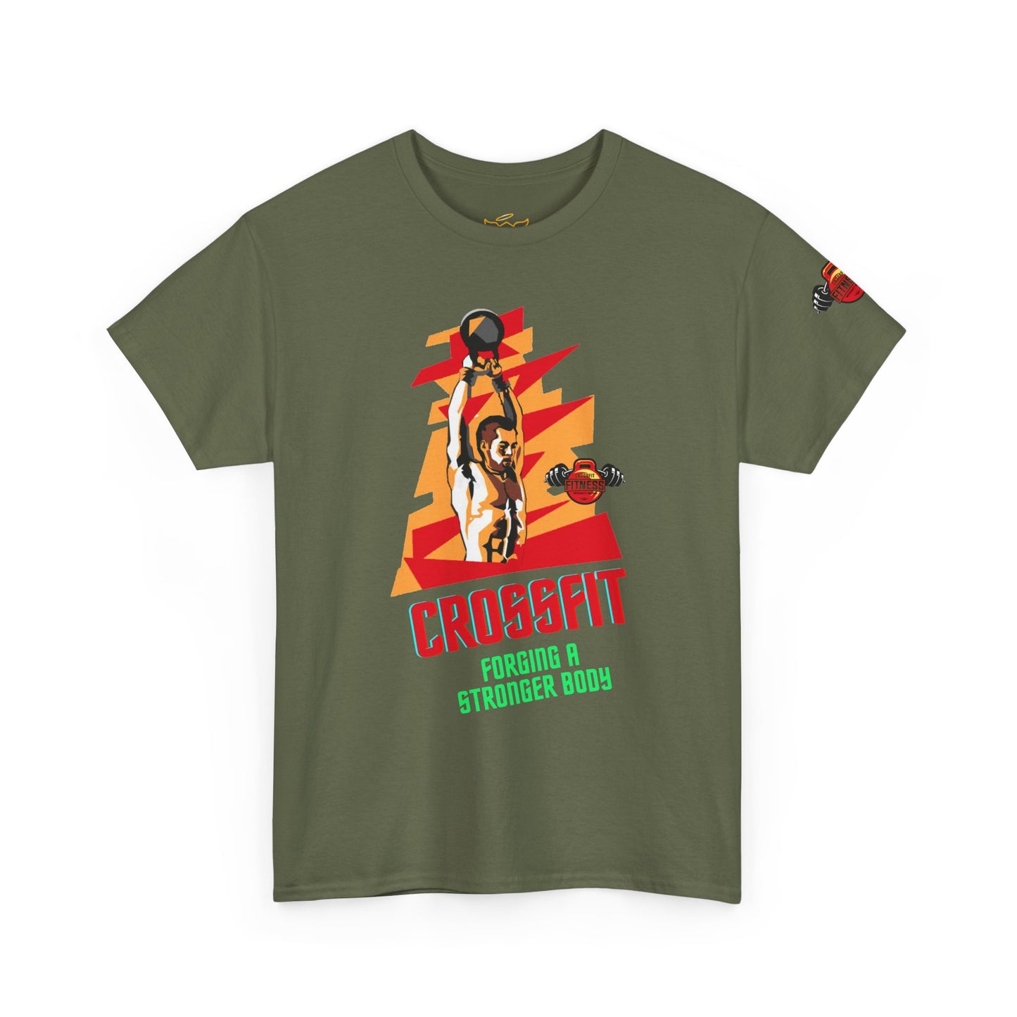 Fitness Quotes Cotton Tee for Crossfit Enthusiasts. FQT (n)