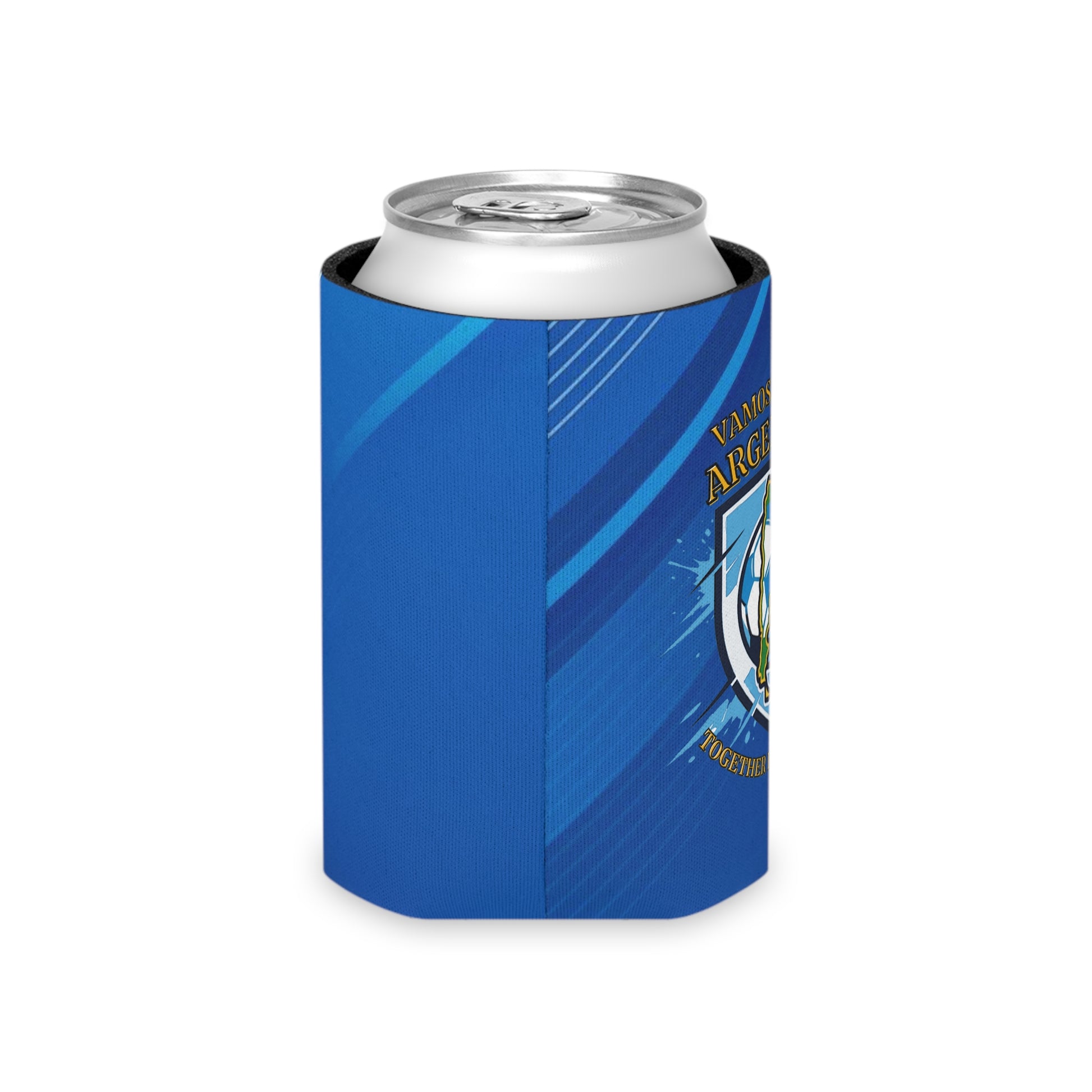 Argentina Soccer Can Cooler – "Vamos, Vamos Argentina" Football Koozie - Trending Novelties & Gifts