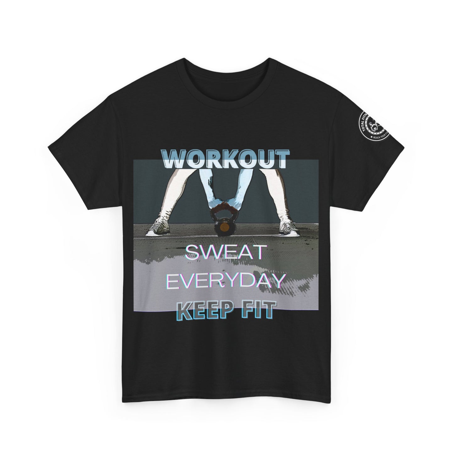 Fitness Quotes Unisex Heavy Cotton Tee. FQT