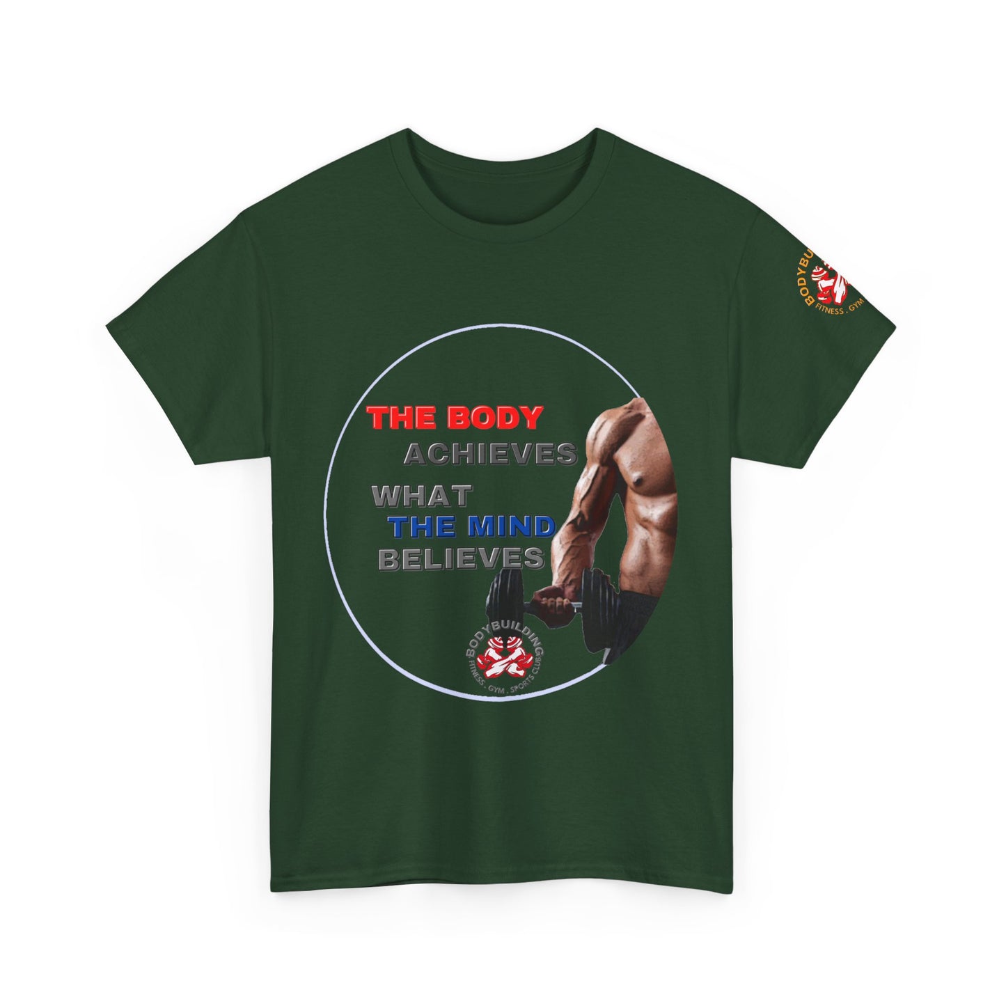 Fitness Quotes Gym Wear 2 Unisex Heavy Cotton Tee. FQT