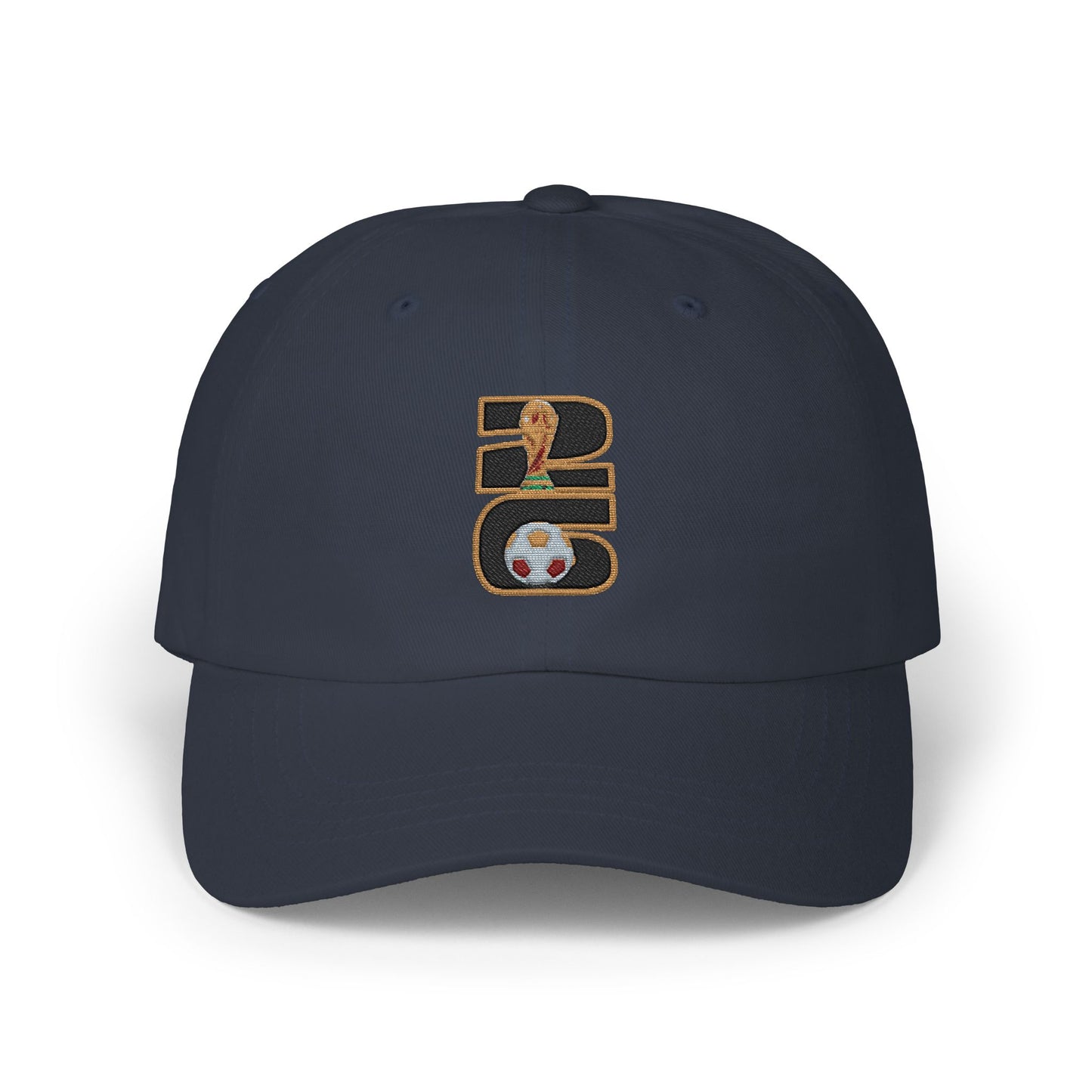 Dad Cap with World Cup Soccer '26 Embroidery —  Adjustable Baseball Hat
