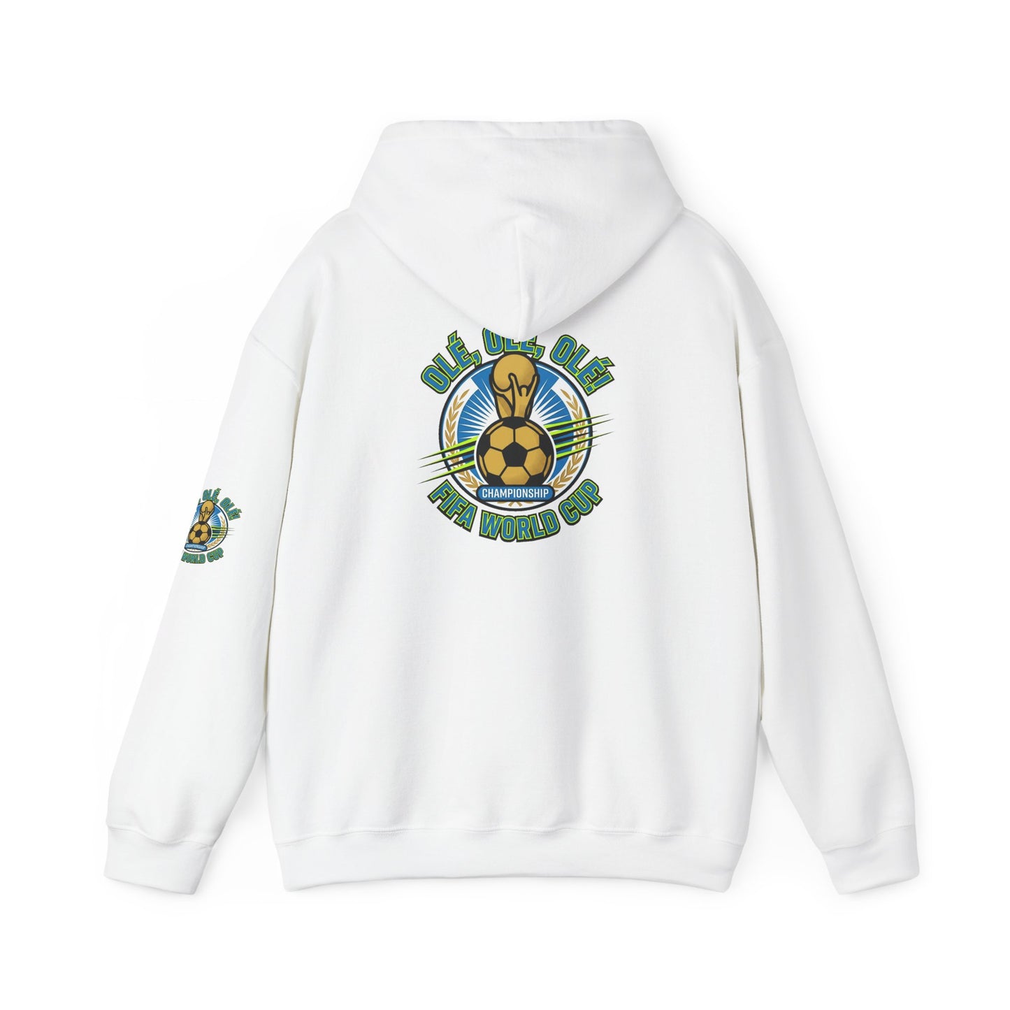 Soccer Champions Graphic Hoodie — World Cup Vintage Trophy Design Hoodie - Trending Novelties & Gifts