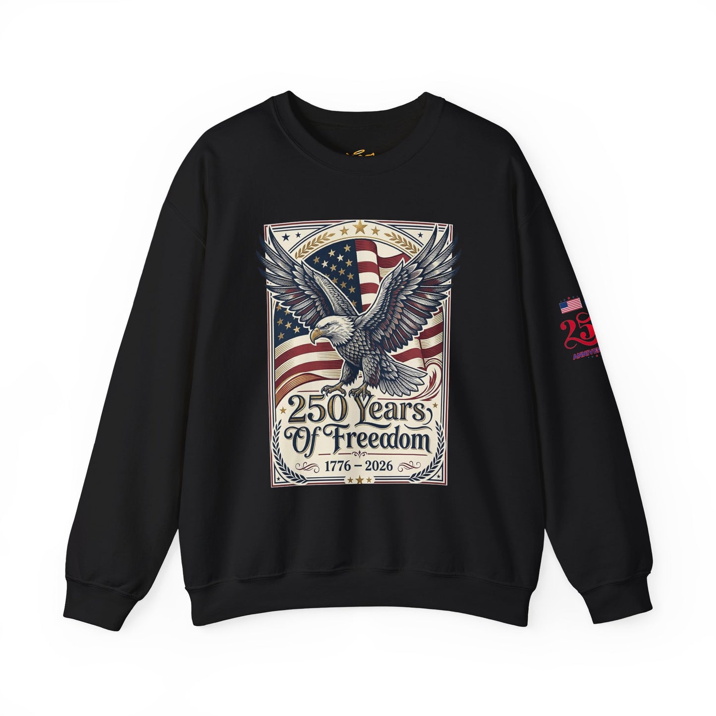 USA 250th ANNIVERSARY Crewneck Sweatshirt — America 250 Years of Freedom Sweatshirt - Trending Novelties & Gifts
