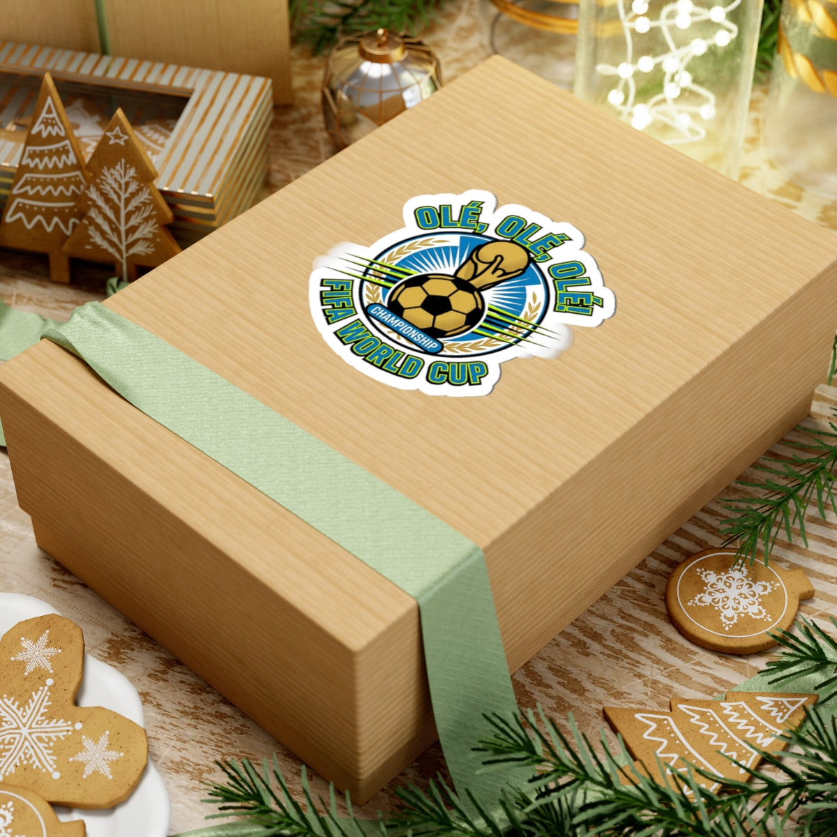 FIFA World Cup 'Olé, Olé, Olé' Soccer Championship Kiss-Cut Sticker - Trending Novelties & Gifts
