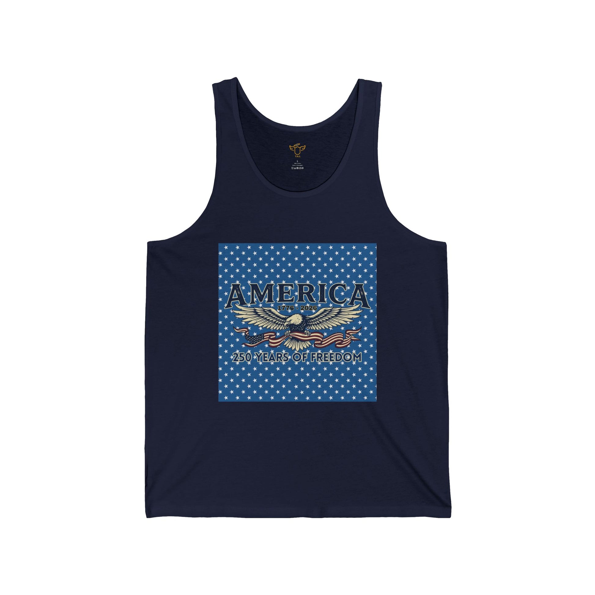 America  250 Years ANNIVERSARY Eagle Tank Top — USA 250th ANNIVERSARY Graphic Tank Top - Trending Novelties & Gifts