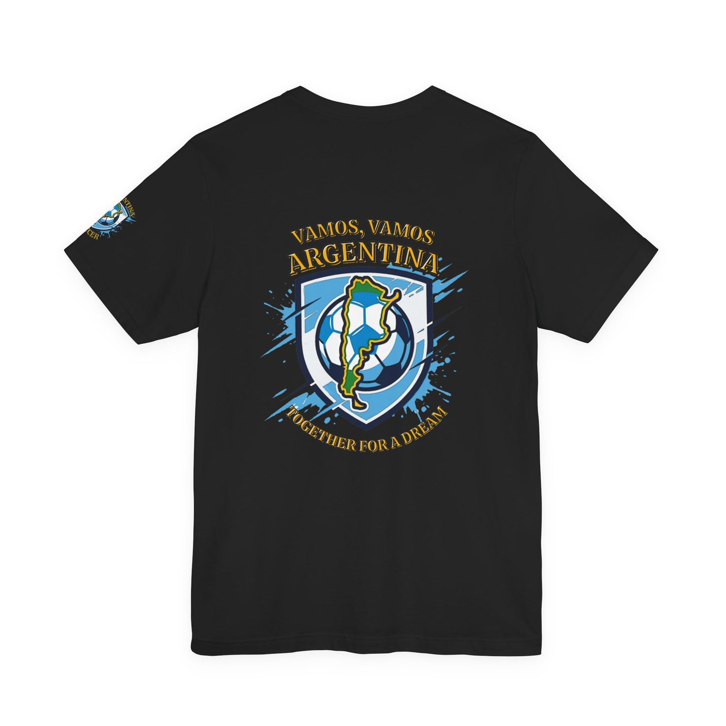 Argentina Soccer T-Shirt - "Vamos, Vamos Argentina" Together for a Dream Fan Tee - Trending Novelties & Gifts