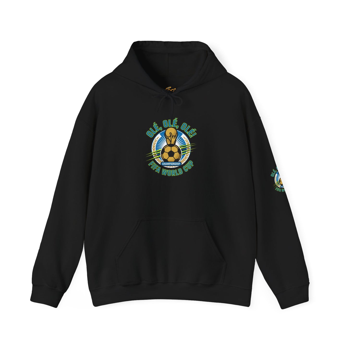 Soccer Champions Graphic Hoodie — World Cup Vintage Trophy Design Hoodie - Trending Novelties & Gifts