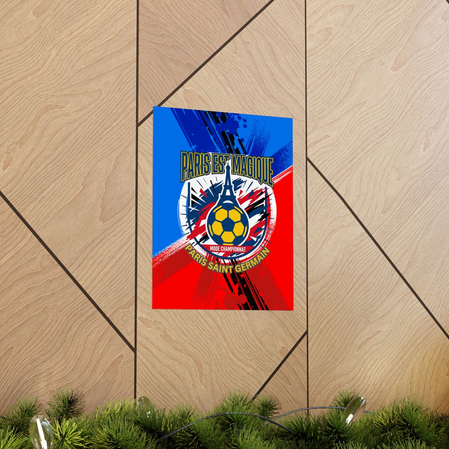 Paris est Magique Soccer Poster — PSG Football Matte Print Poster - Trending Novelties & Gifts