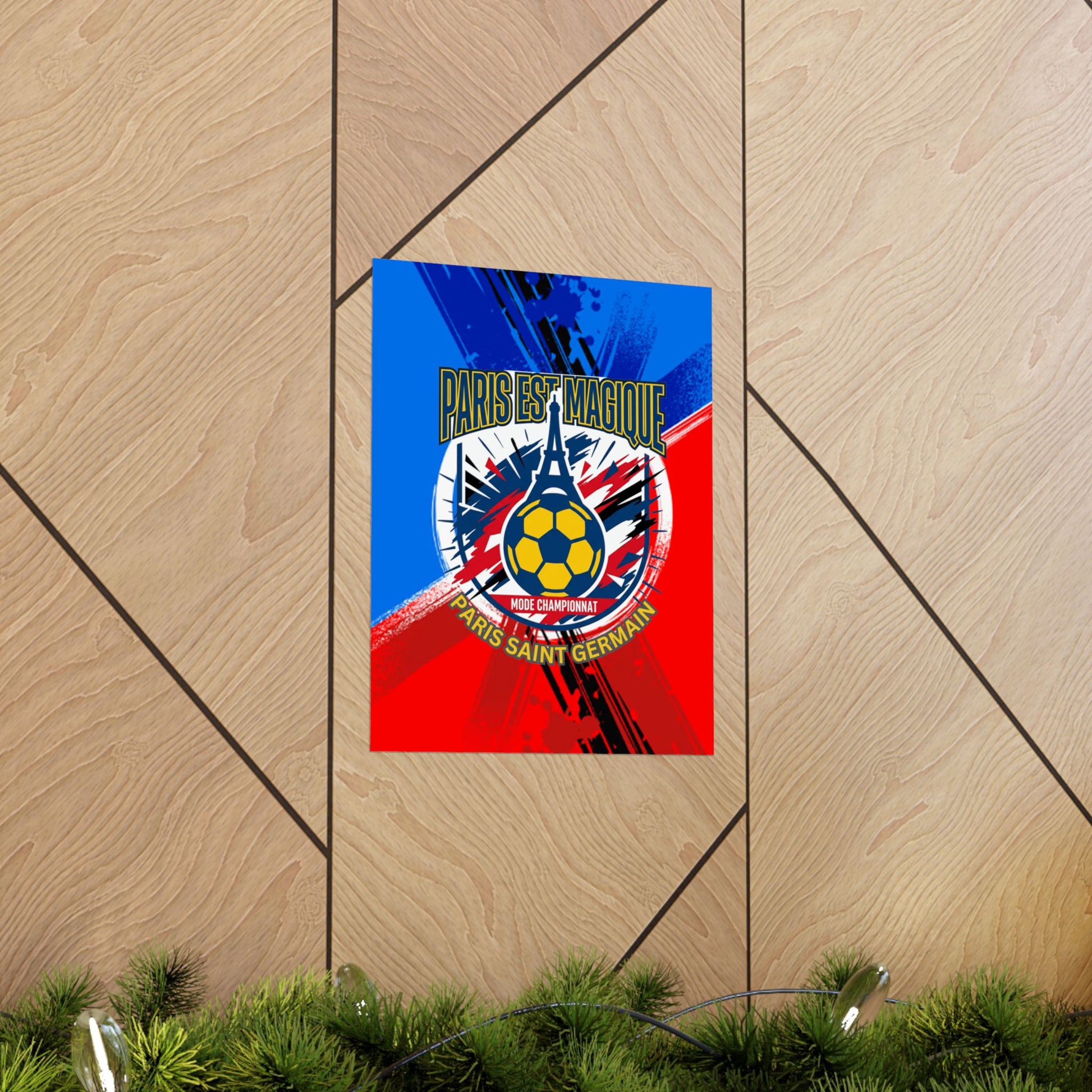 Paris est Magique Soccer Poster — PSG Football Matte Print Poster - Trending Novelties & Gifts
