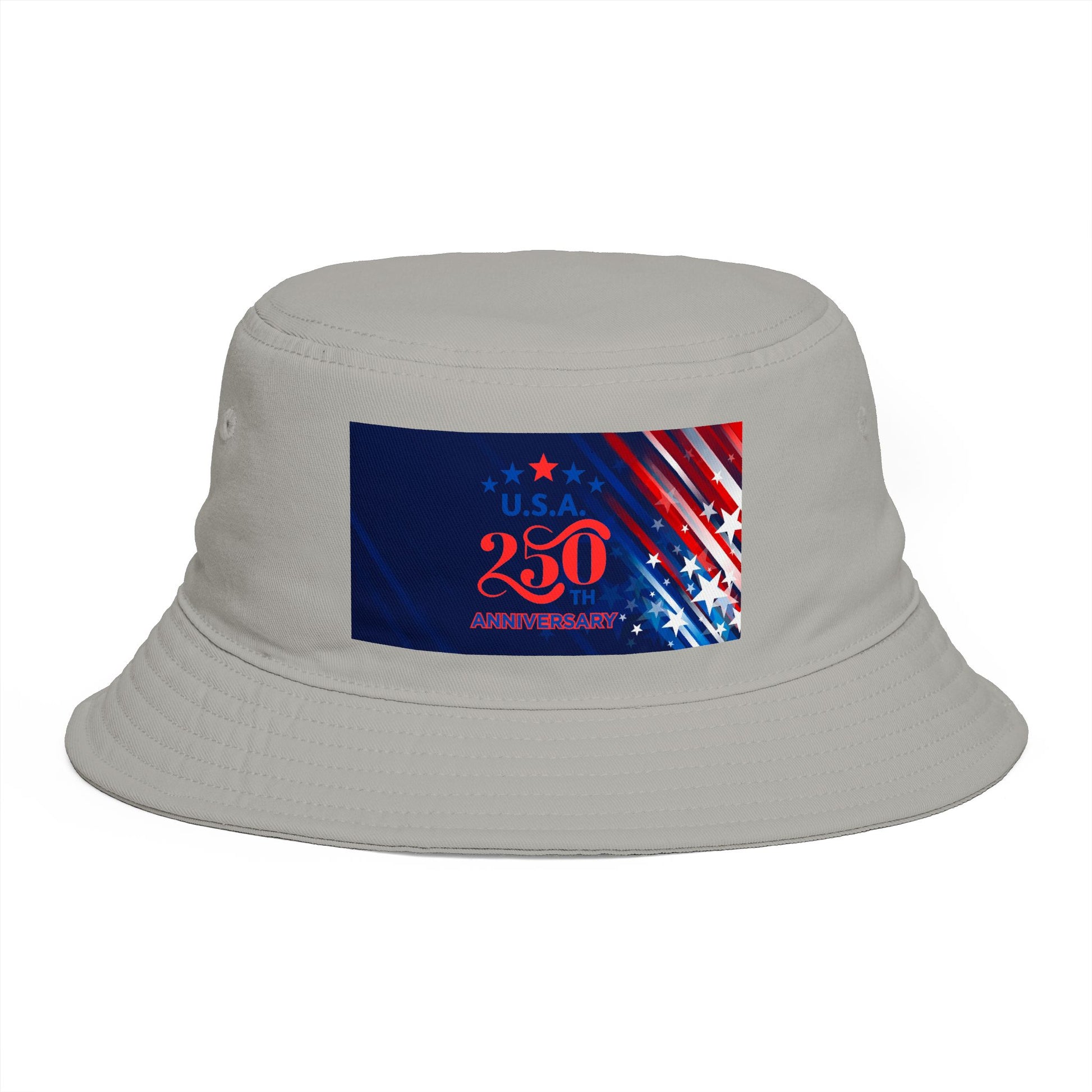 USA 250th Anniversary Bucket Hat — Patriotic American Flag Celebration Hat - Trending Novelties & Gifts