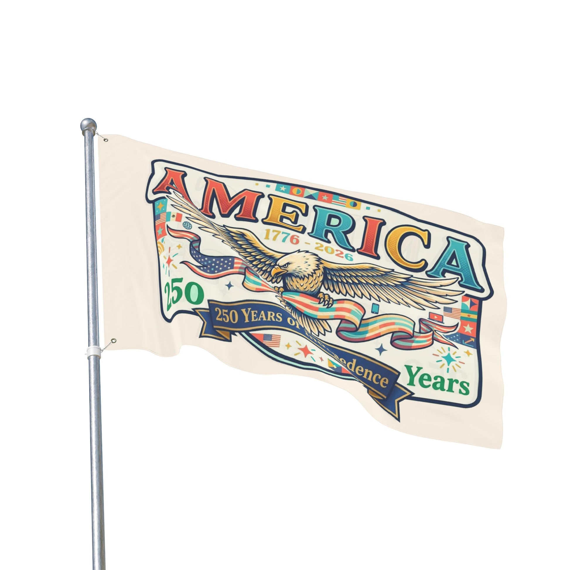 America 250th Anniversary Double-Sided Flag — USA 250th ANNIVERSARY Double-Sided Banner - Trending Novelties & Gifts