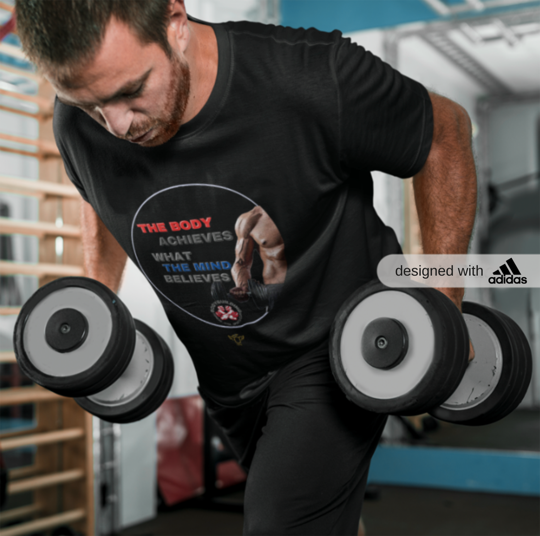 Adidas Sports Bodybuilding Motivational T-shirt, motivational quote t-shirt,