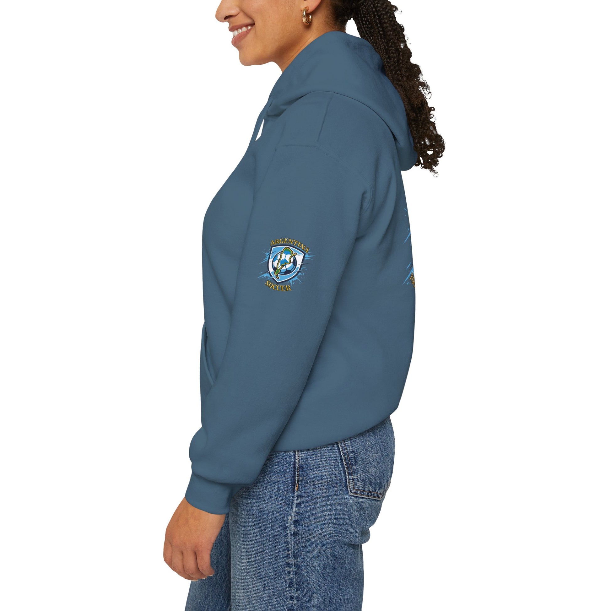 Argentina Soccer Hoodie – Vamos Argentina Crest "Together for a Dream" Fan Hoodie - Trending Novelties & Gifts