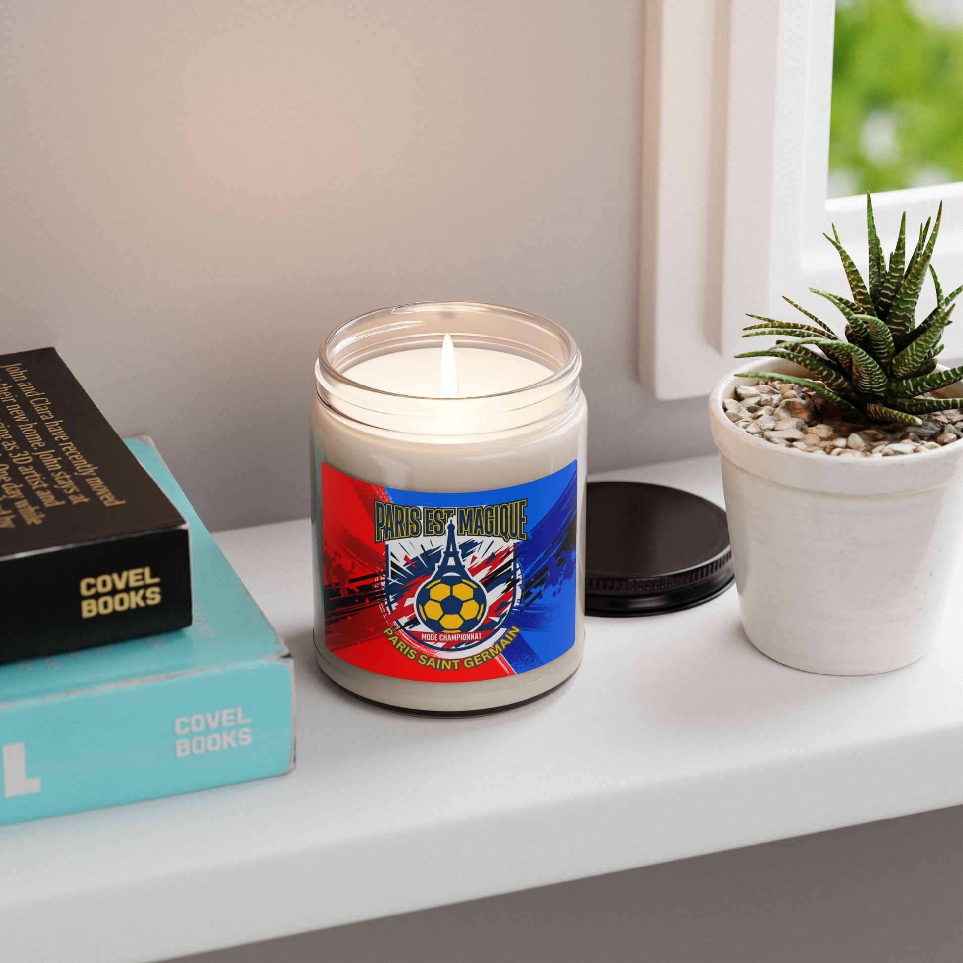 Paris Saint Germain Soccer Scented Candle | Scented Candle For Paris Saint Germain Soccer Fans. - Trending Novelties & Gifts