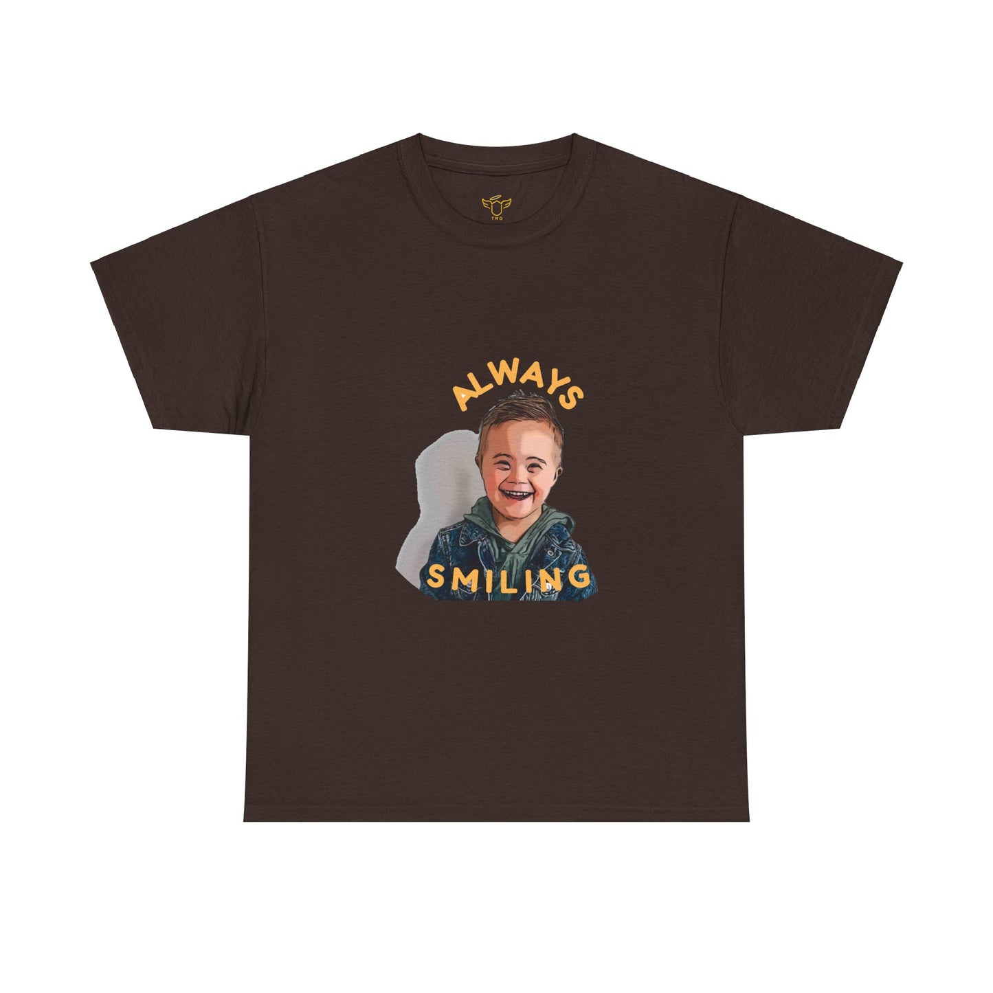 Novelty Tee for Fans of Instagram's OurHuddyBuddy Smiling Boy